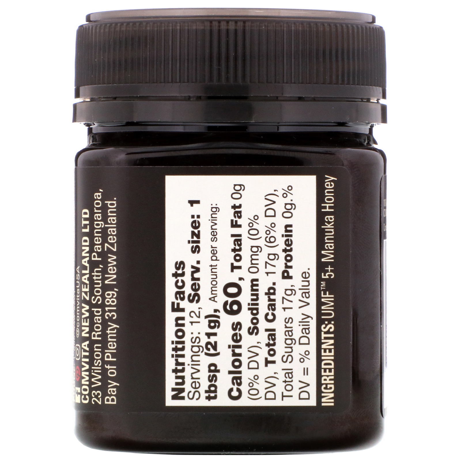 Comvita, Manuka Honey, UMF 5+, 8.8 oz (250 g) - Imagem 2