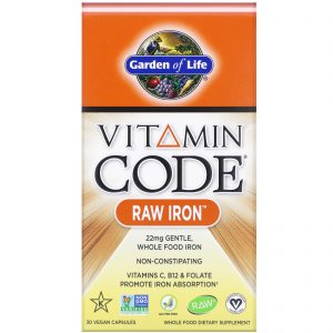 Comprar garden of life, vitamin code, raw iron, 30 vegan capsules preço no brasil ferro vitaminas e minerais suplemento importado loja 183 online promoção -