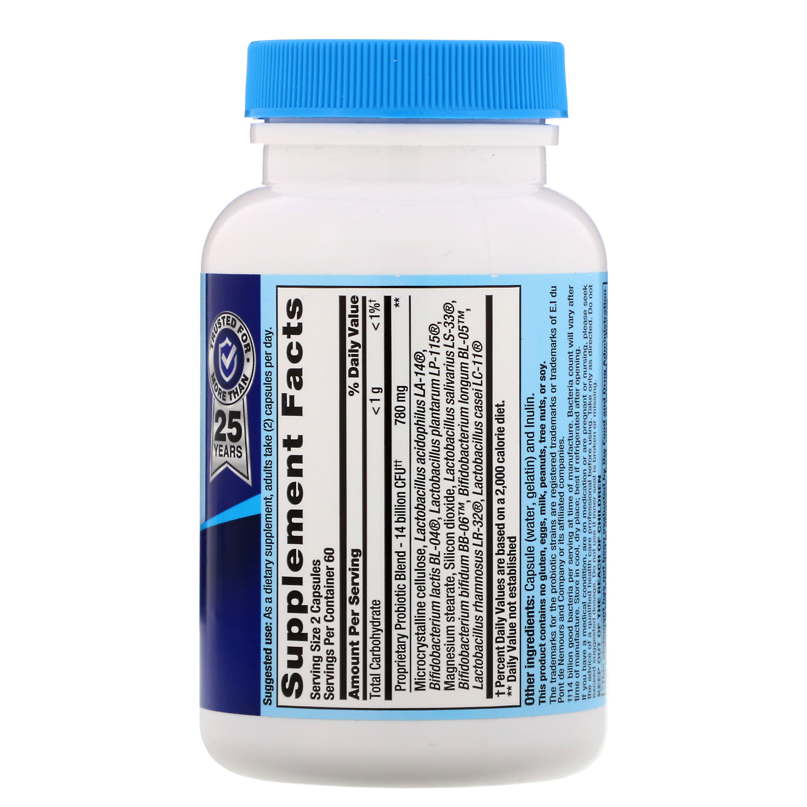 Nutrition Now, PB 8 Probiotic, 120 Capsules - Imagem 2