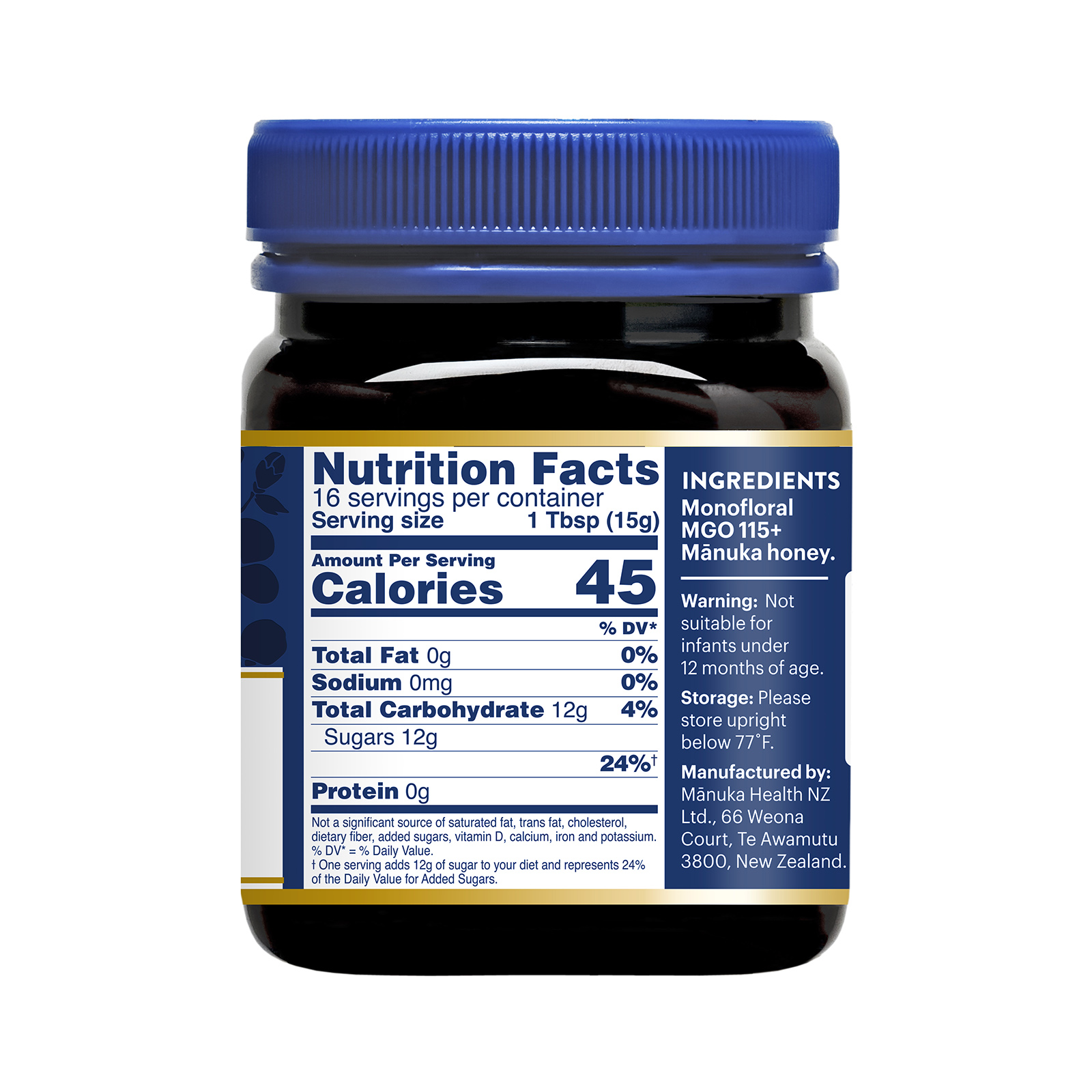 Manuka Health, Manuka Honey, MGO™ 115+, 8.8 oz (250 g) - Imagem 2