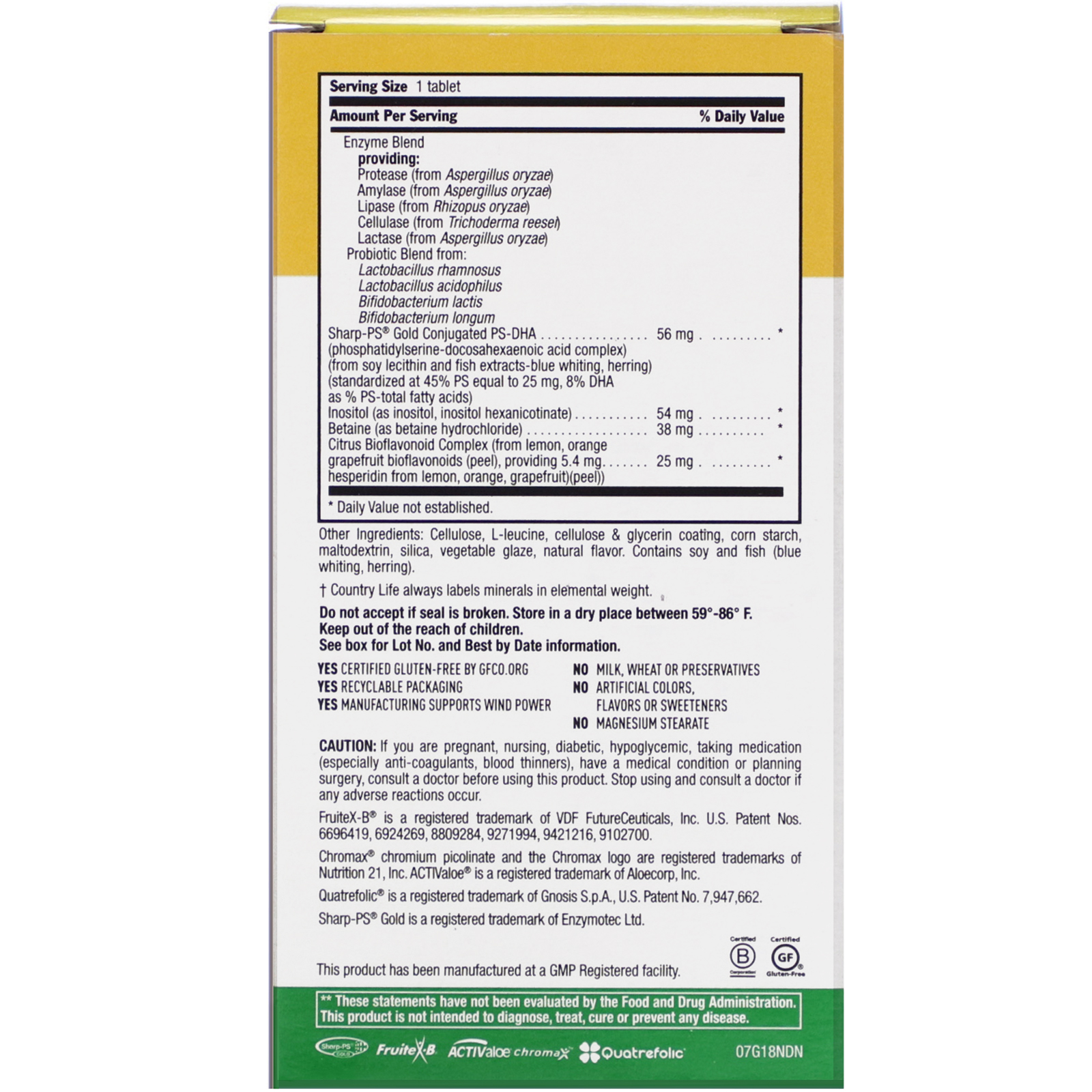 Country Life, Multivitamínico Core Daily-1, Mulheres acima de 50 anos, 60 Comprimidos - Imagem 4