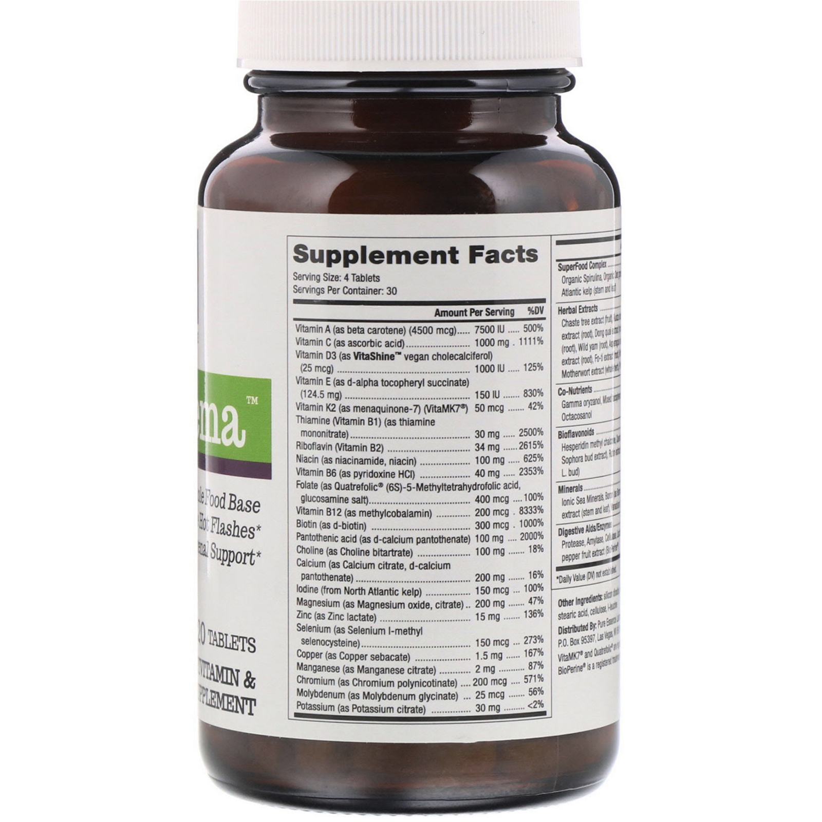 Pure Essence, ProFema, 120 Tablets - Imagem 2