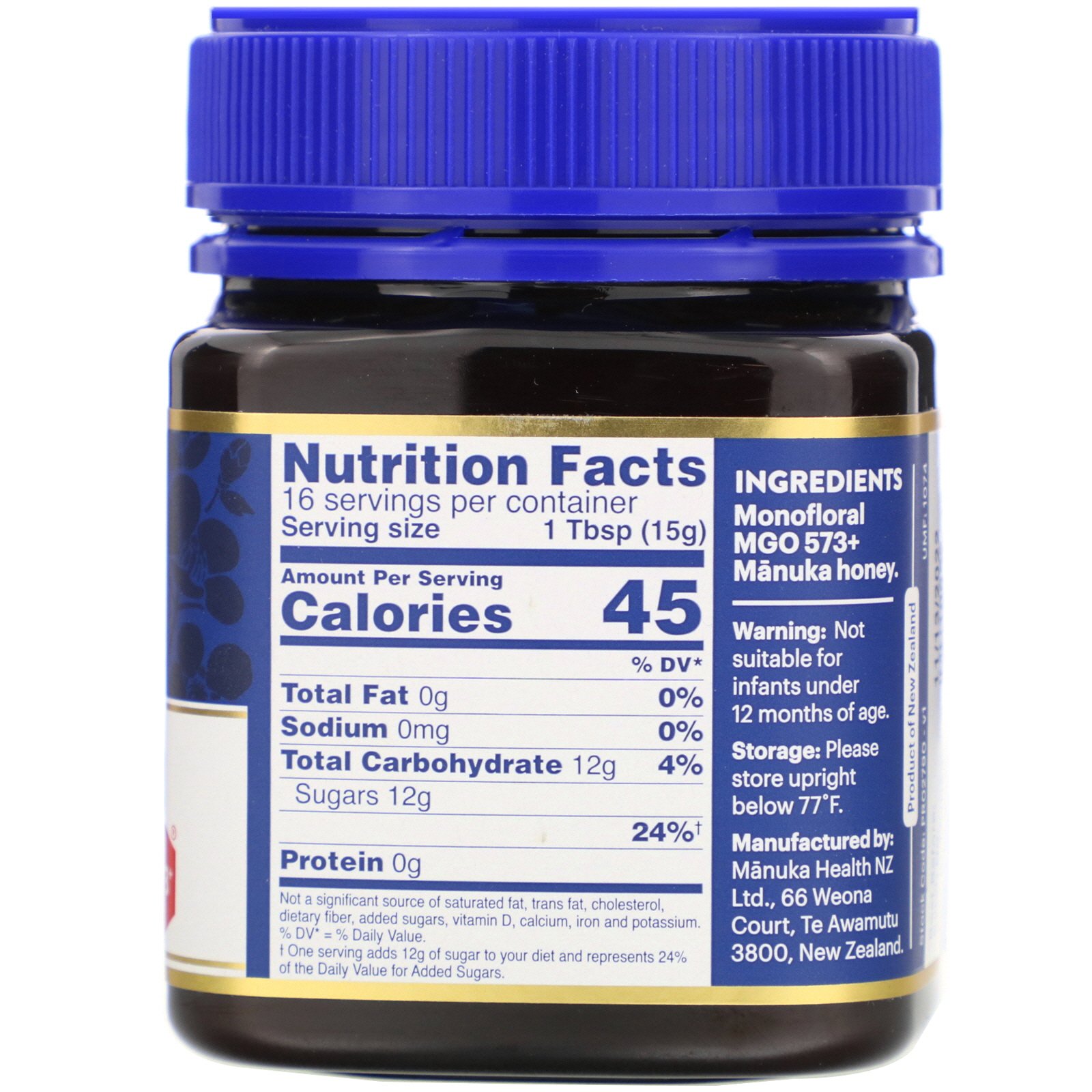 Manuka Health, Mel Manuka, MGO 573+, 250 g (8,8 oz) - Imagem 2