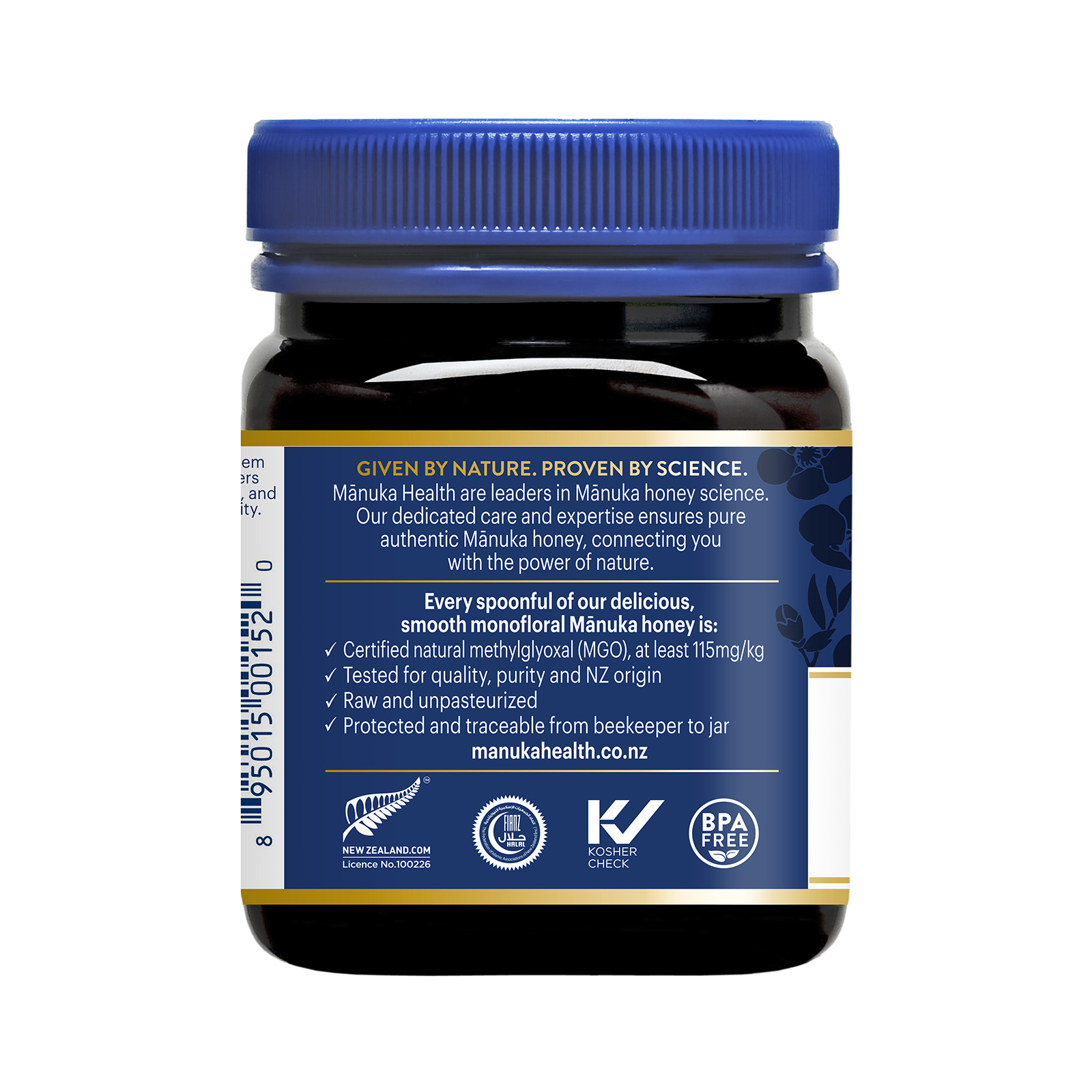 Manuka Health, Manuka Honey, MGO™ 115+, 8.8 oz (250 g) - Imagem 3