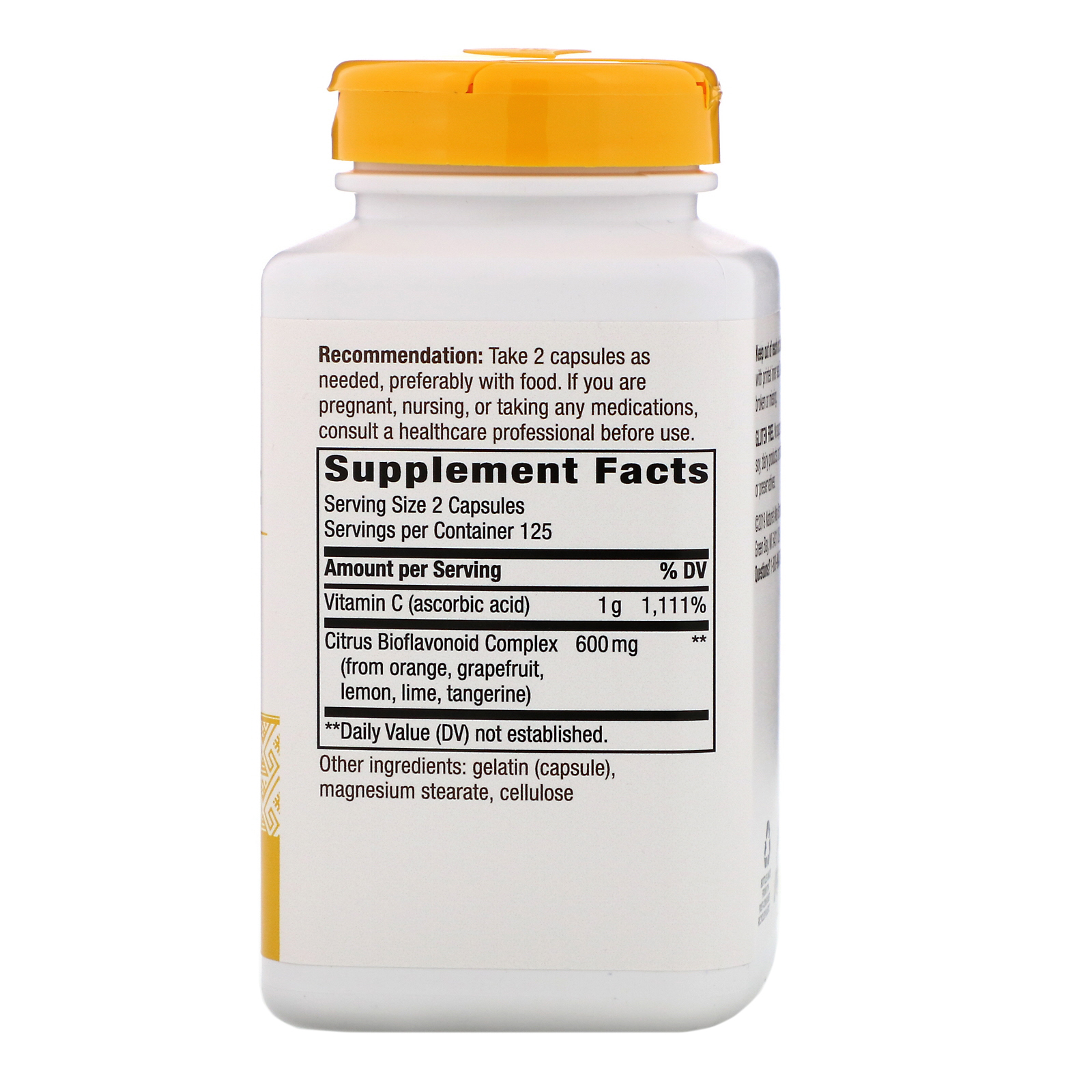 Nature's Way, Vitamin C Bioflavonoids, 1,000 mg, 250 Capsules - Imagem 2