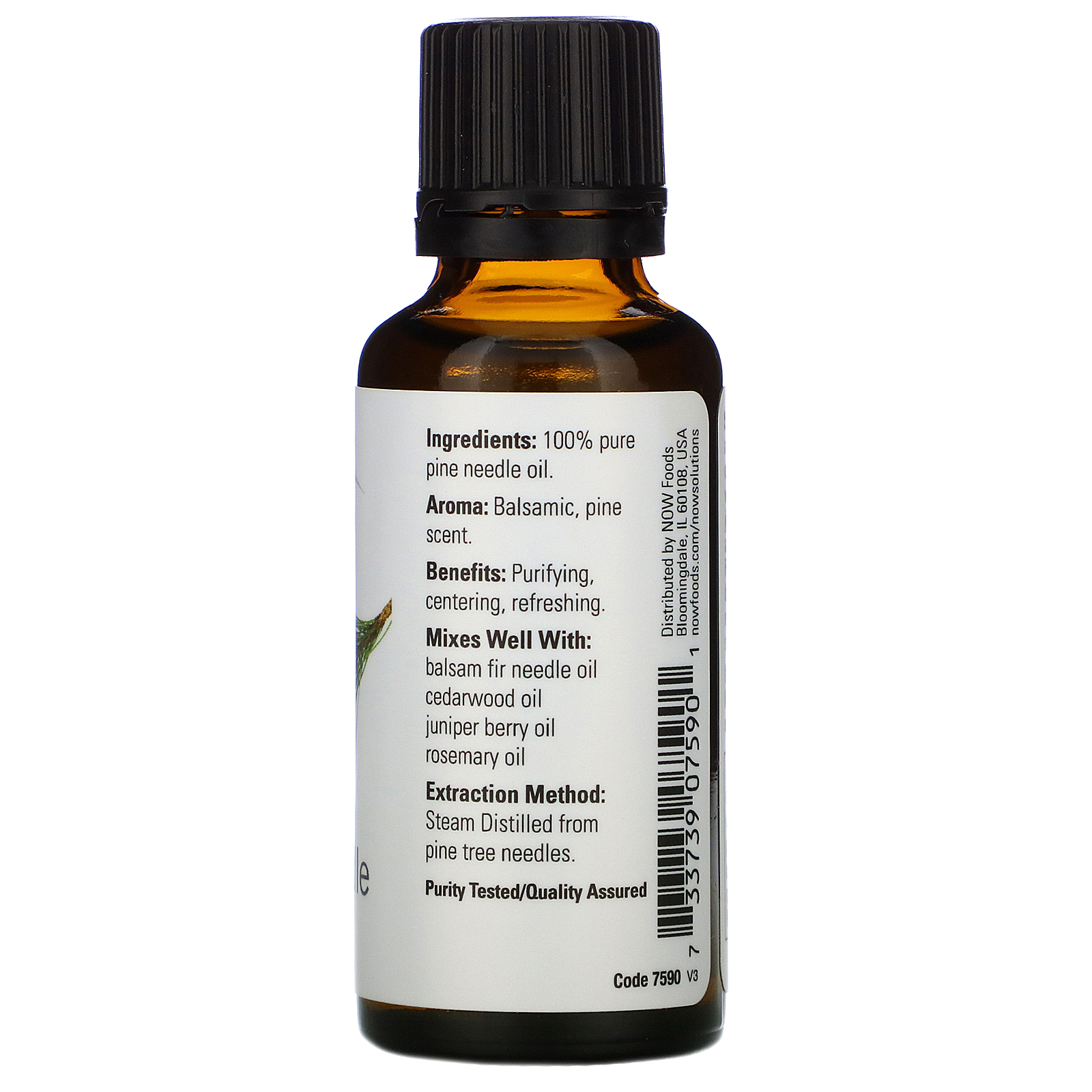 Now Foods, Óleos Essenciais, Agulha de Pinho, 1 fl oz (30 ml) - Imagem 2