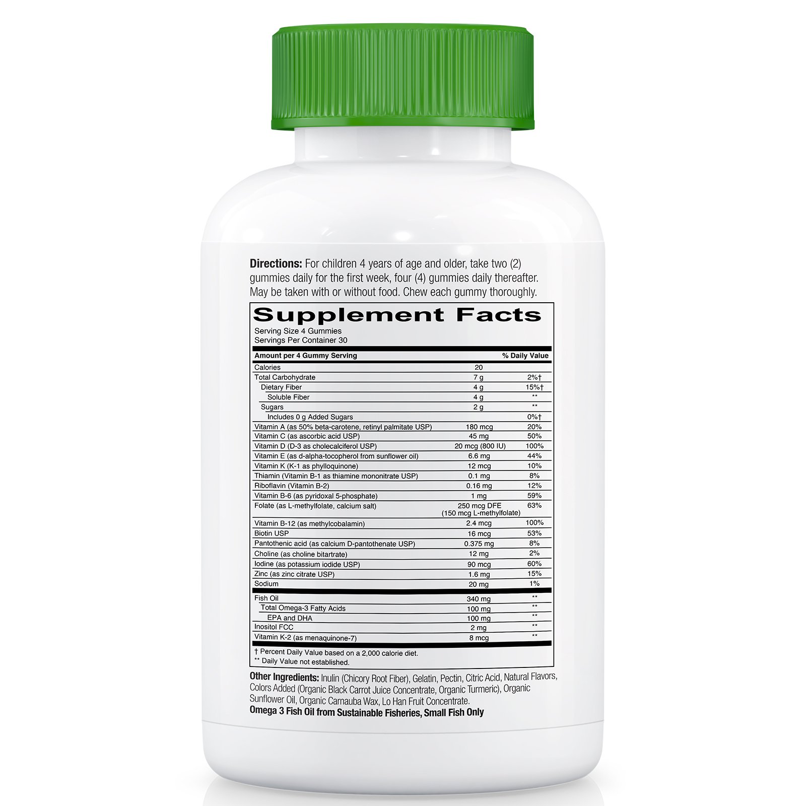 SmartyPants, Kid Formula and Fiber, 120 Gummies - Imagem 2