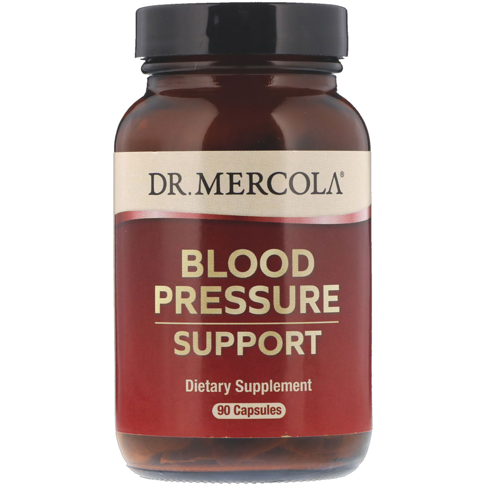 Dr. Mercola, Suporte para Pressão Arterial, 90 Cápsulas