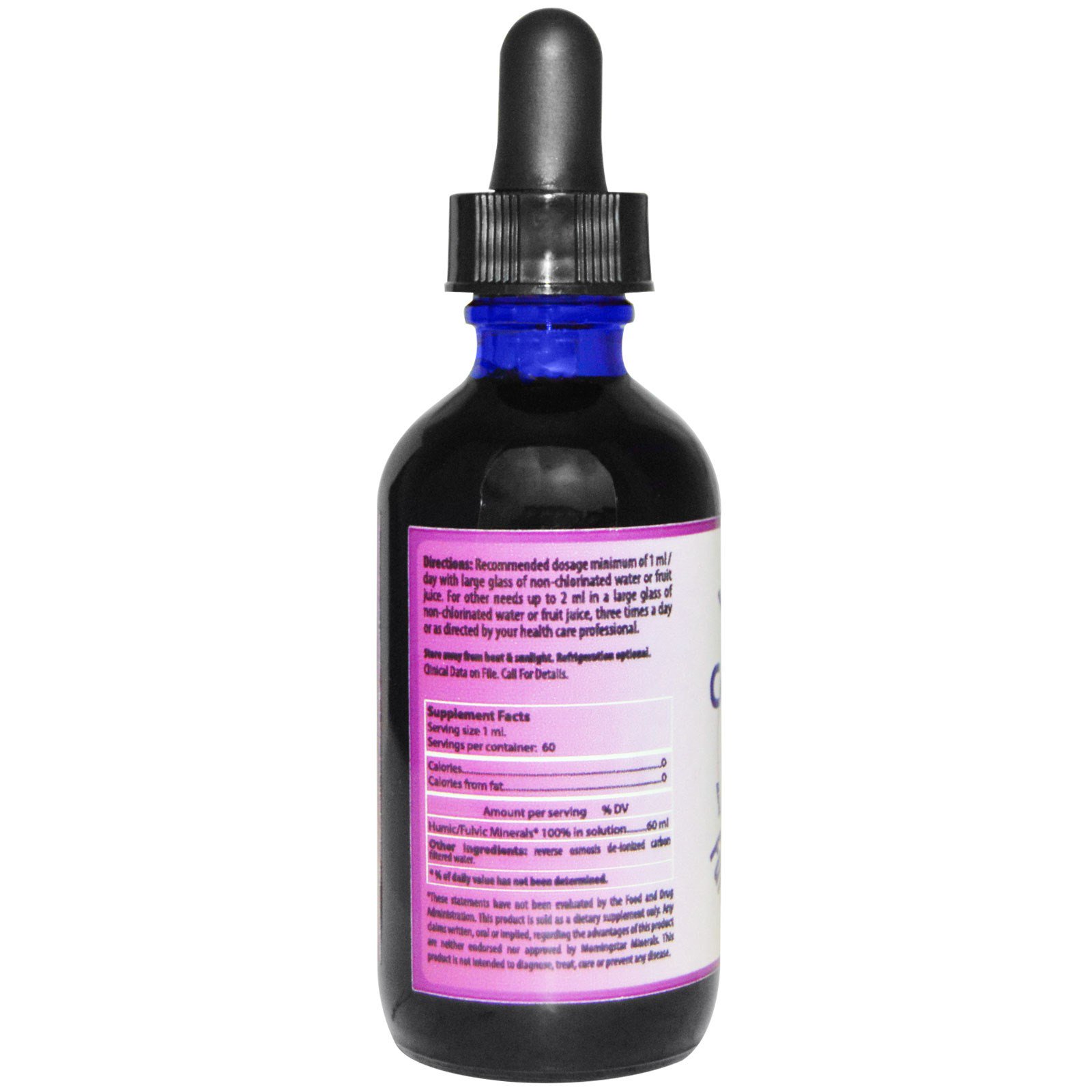 Morningstar Minerals, Vitalidade Interna, Concentrado, Minerais Fúlvicos/Húmicos, 2 fl oz - Imagem 2