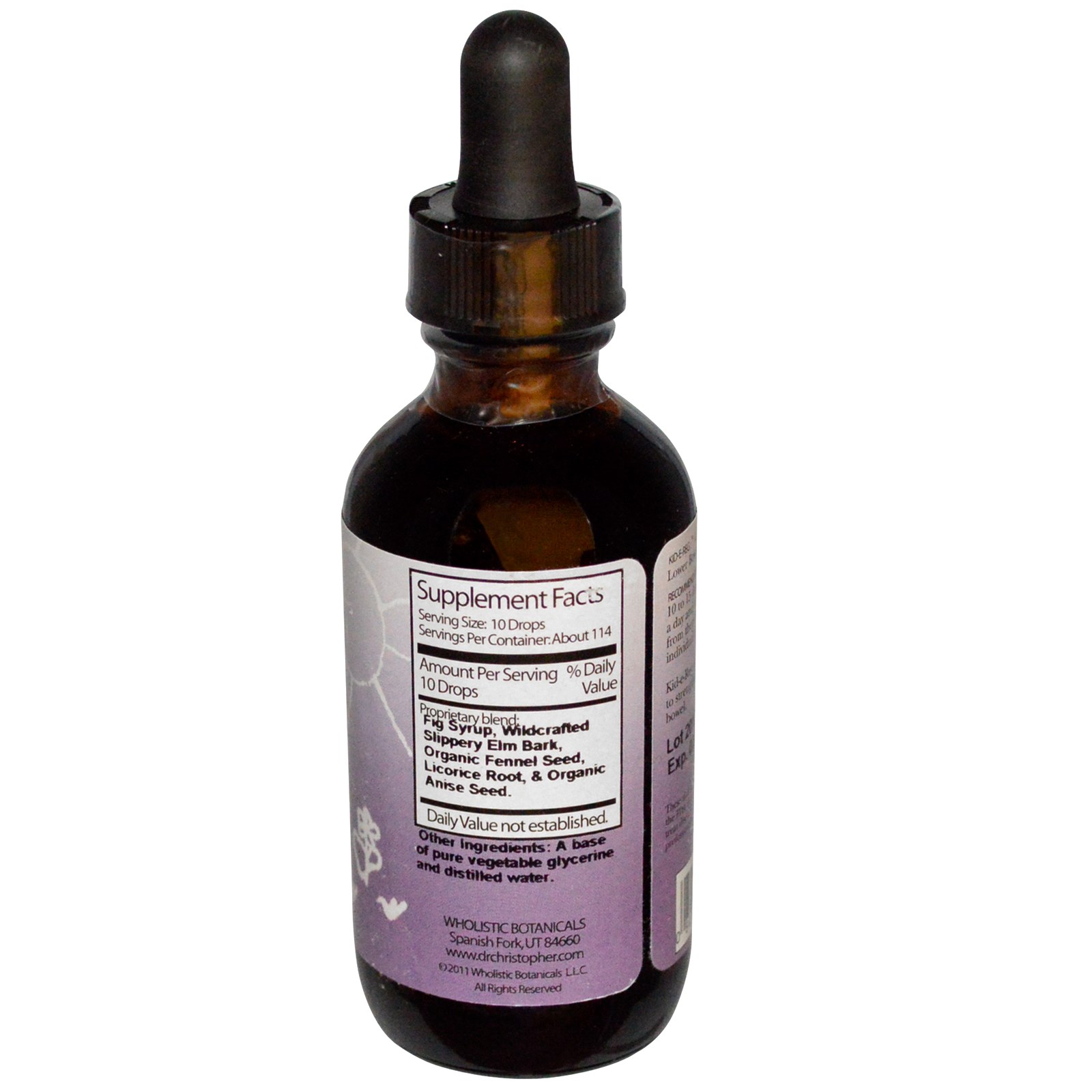 Christopher's Original Formulas, Kid-e-Reg, Tônico para o intestino, 2 fl oz - Imagem 2