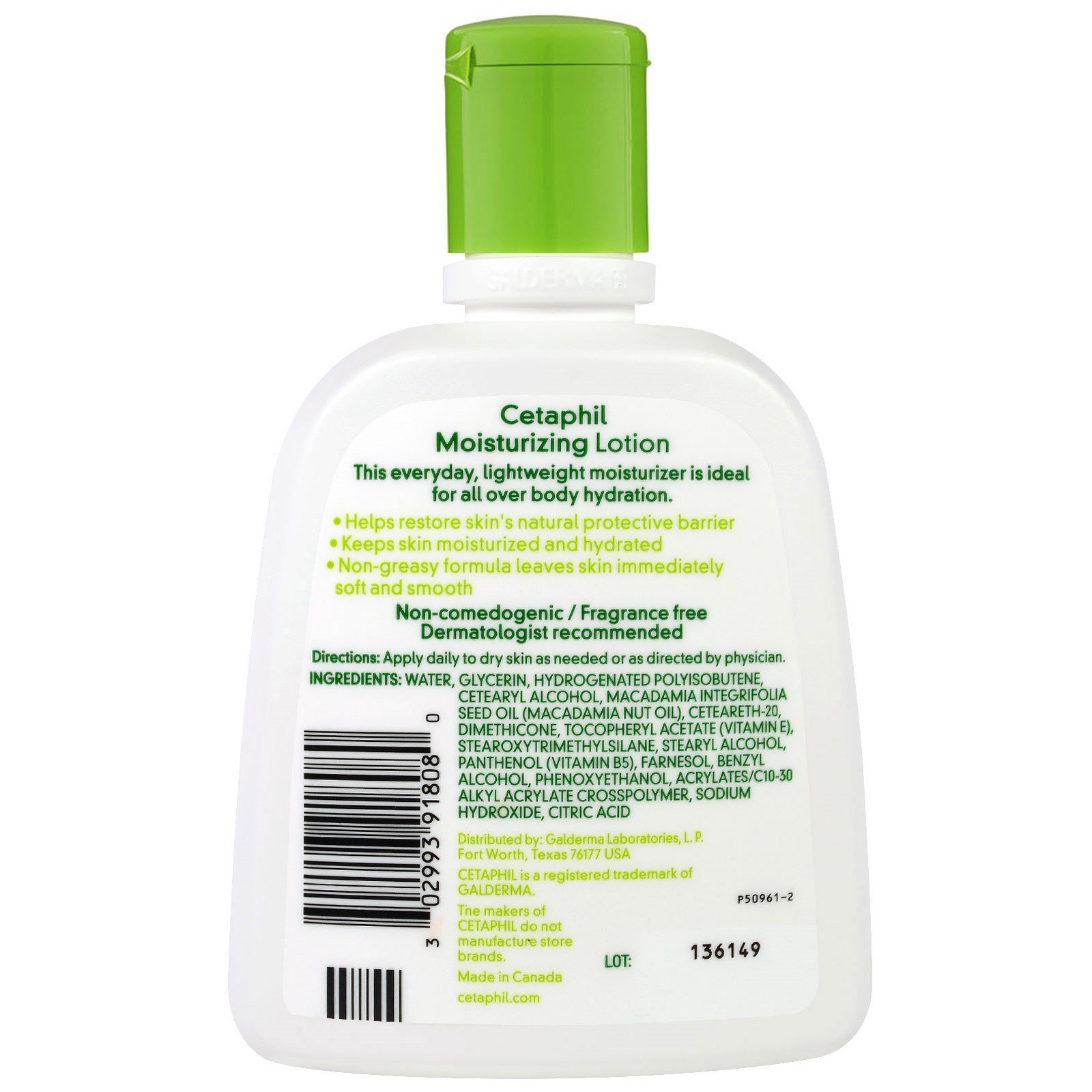 Cetaphil, Loção Hidratante, 237 ml (8 fl oz) - Imagem 2