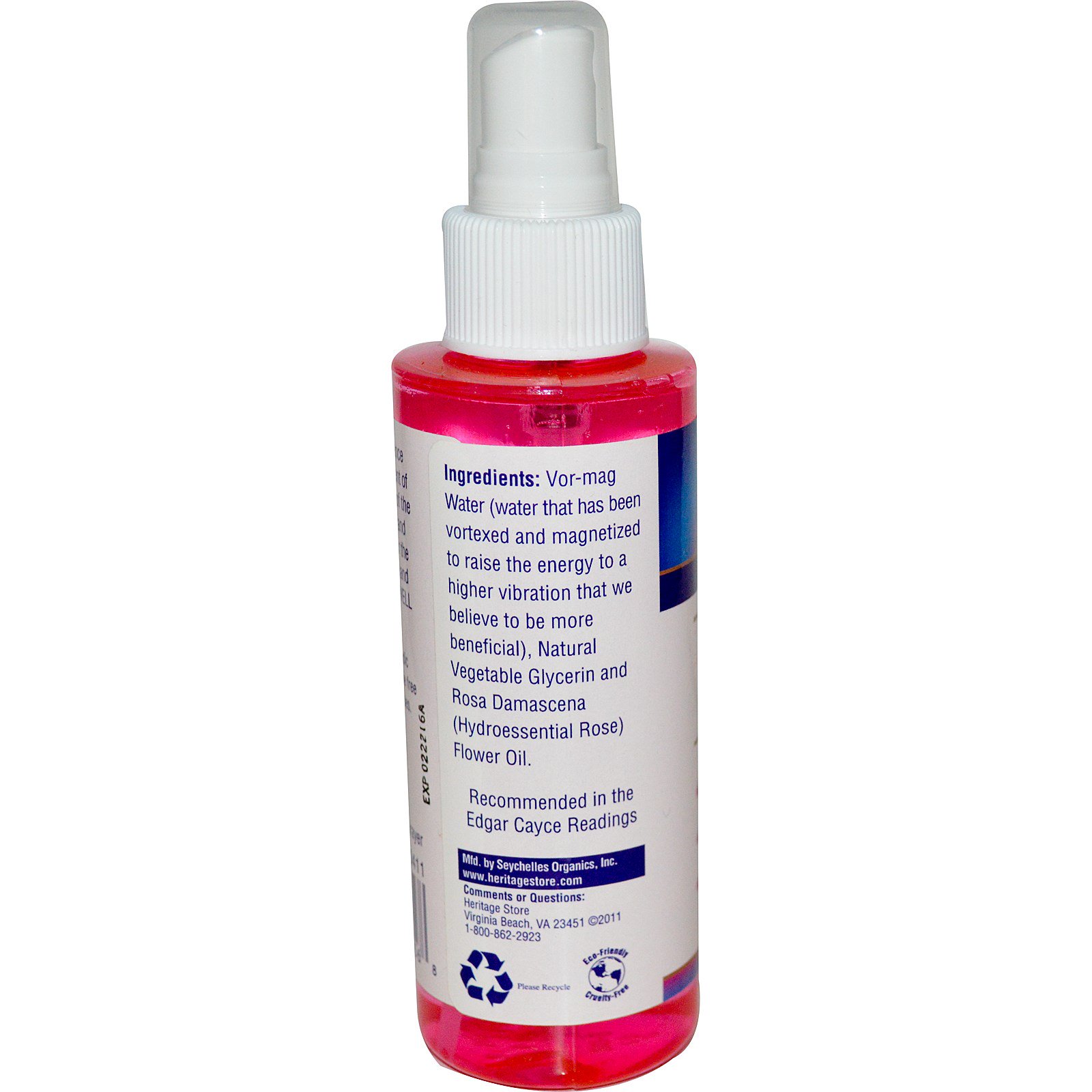 Heritage Store, Água de Rosas e Glicerina, Pulverizador de Névoa com Atomizador, 120 ml (4 fl oz) - Imagem 2