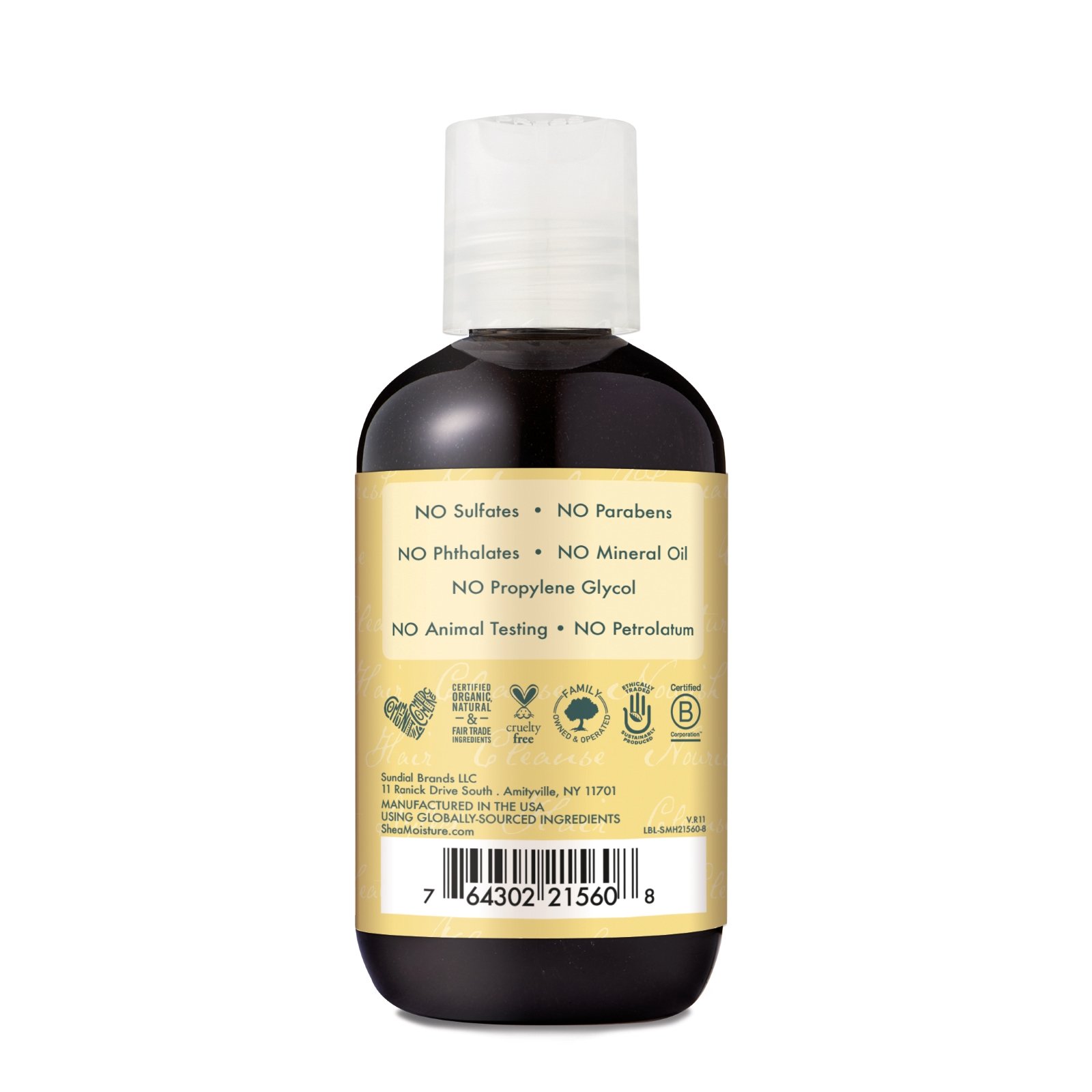 SheaMoisture, Jamaican Black Castor Oil, Strengthen & Restore Shampoo, 3.2 fl oz (94 ml) - Imagem 2