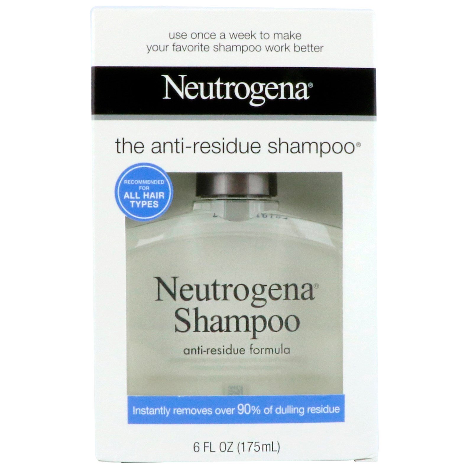 Neutrogena, Shampoo Antirresíduos, Todos os Tipos de Cabelo, 175 ml (6 fl oz) - Imagem 2