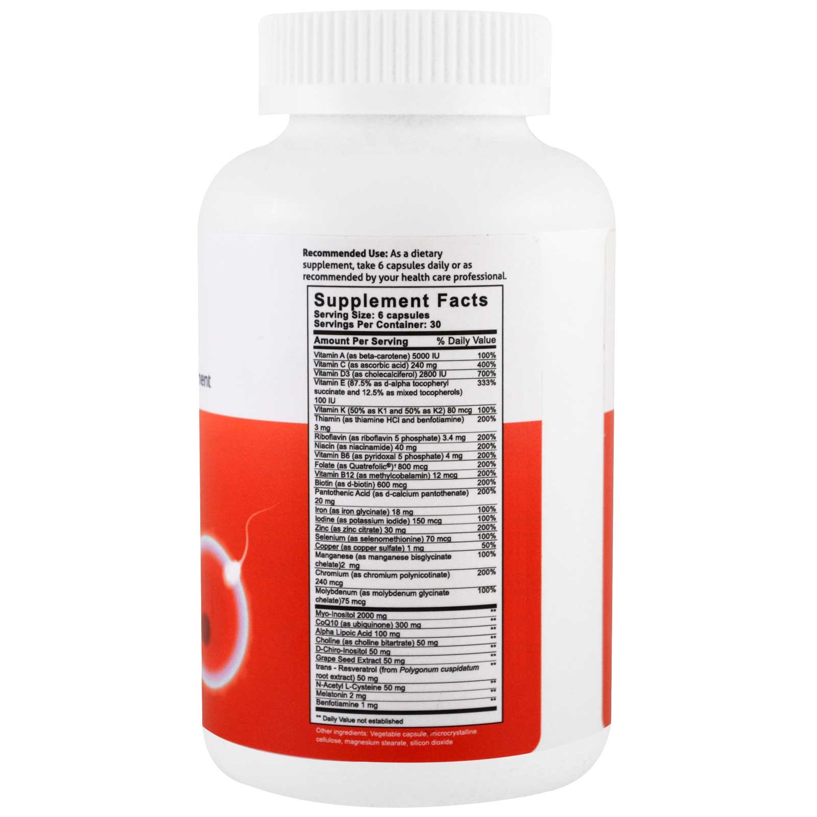 Fairhaven Health, FH Pro para Mulheres, Suplemento de Fertilidade de Grau Clínico, 180 Cápsulas - Imagem 2