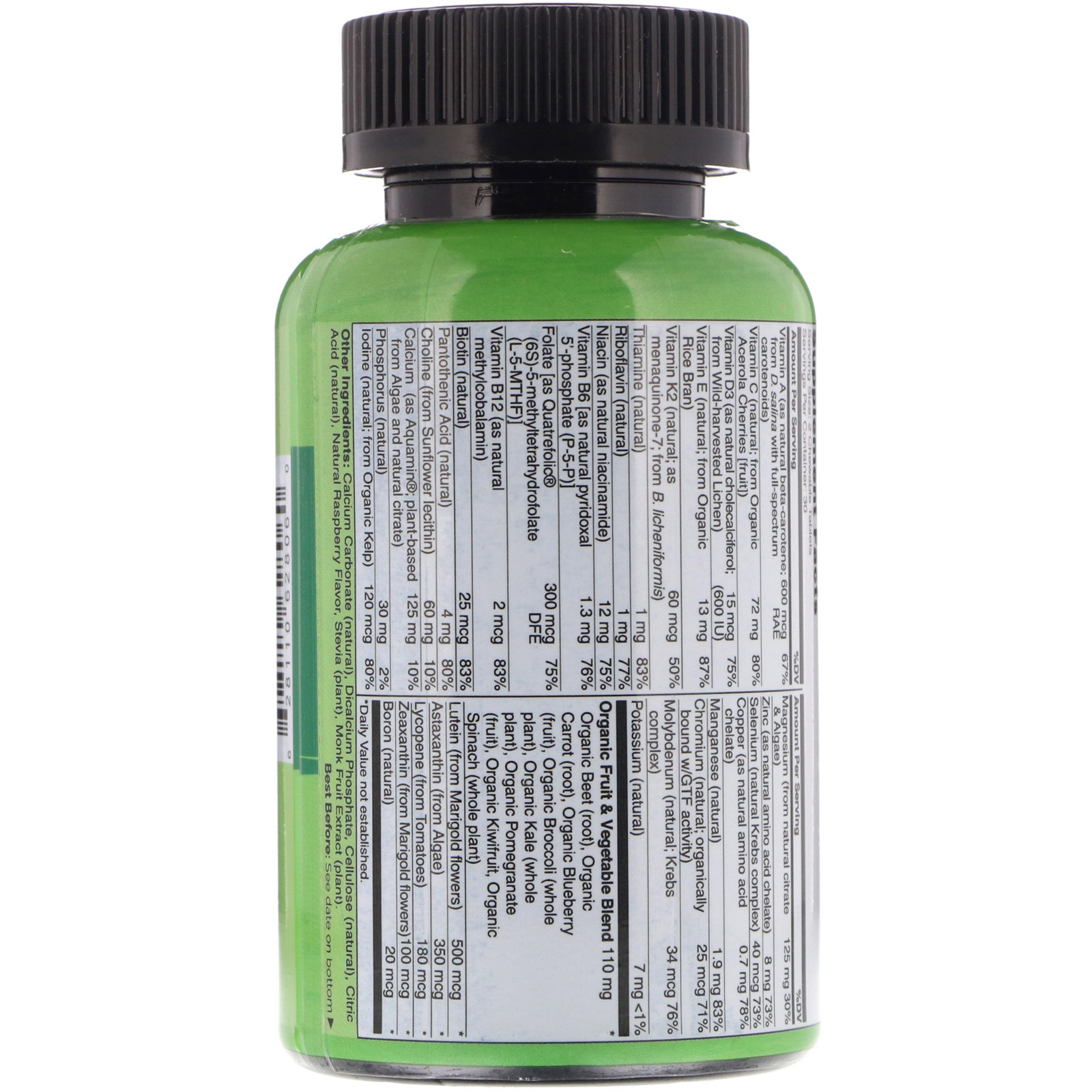 NATURELO, Chewable Multivitamin for Children, 60 Chewable Tablets - Imagem 3