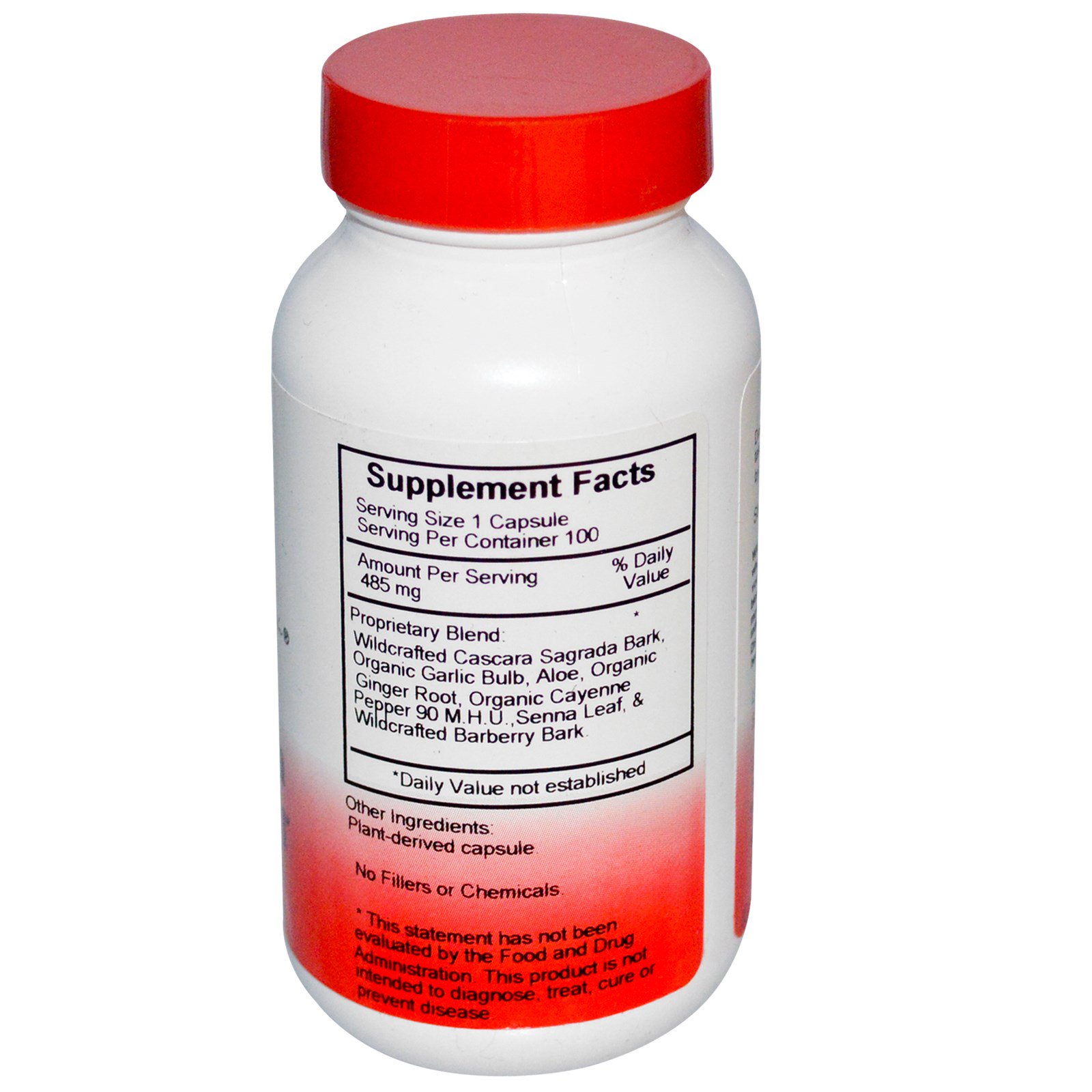 Christopher's Original Formulas, Quick Colon Formula, Part 1, 485 mg, 100 Vegetarian Caps - Imagem 2