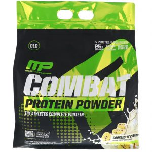 Comprar musclepharm, combat protein powder, creme com biscoitos, 3629 g (8 lbs) preço no brasil alimentos protéicos proteína suplementos de musculação suplemento importado loja 275 online promoção -