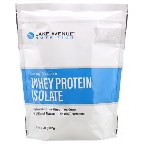 Comprar lake avenue nutrition, whey protein isolate, creamy chocolate, 2 lb (907 g) preço no brasil alimentos protéicos proteína suplementos de musculação suplemento importado loja 225 online promoção -
