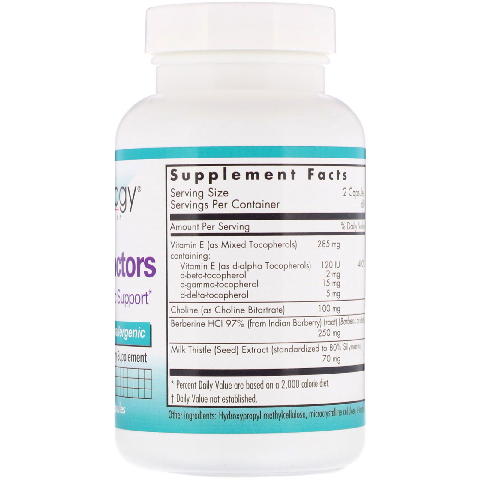 Nutricology, Hepato Factors, Liver and Metabolic Support, 120 Vegetarian Capsules - Imagem 2