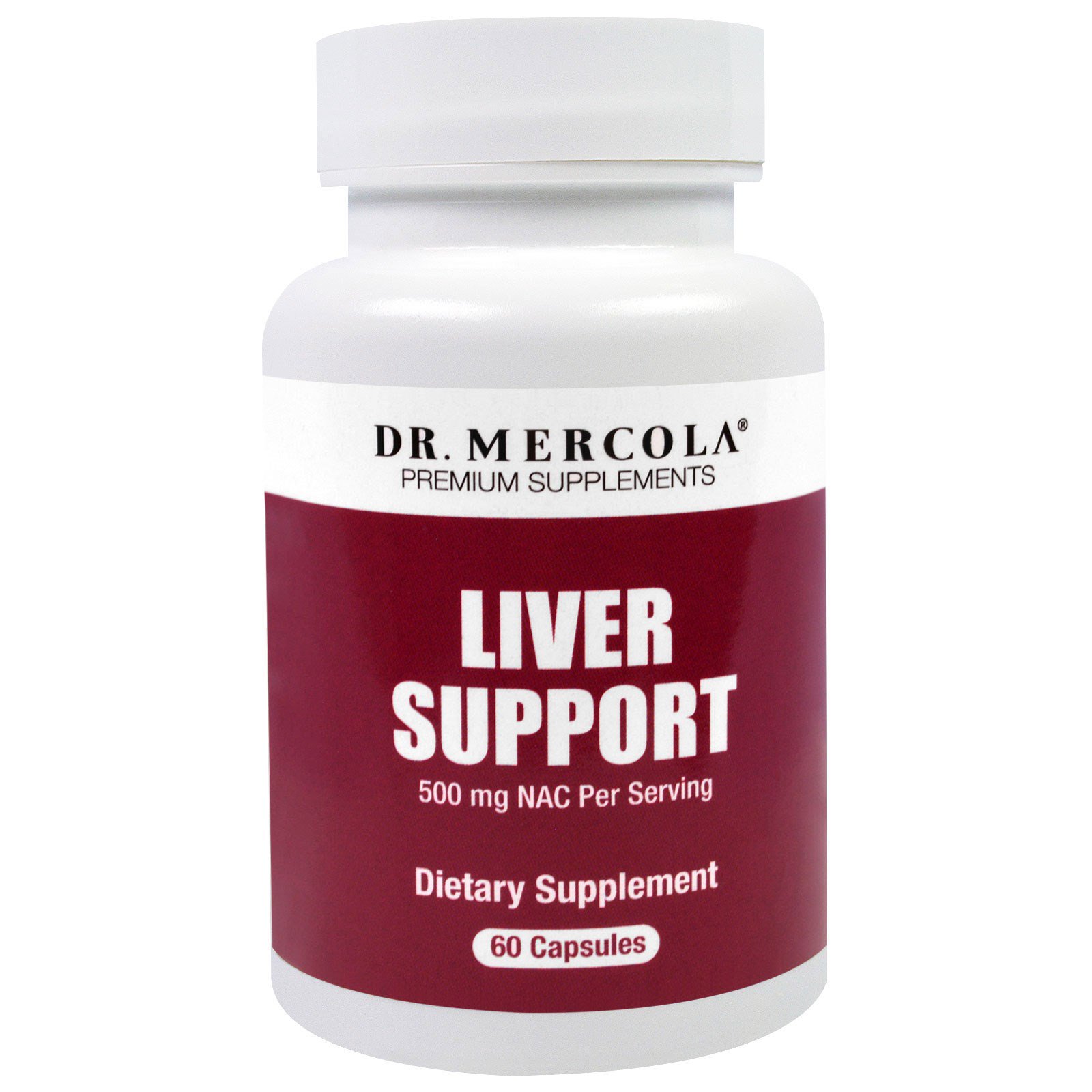 Dr. Mercola, Suporte ao Fígado, 60 Cápsulas