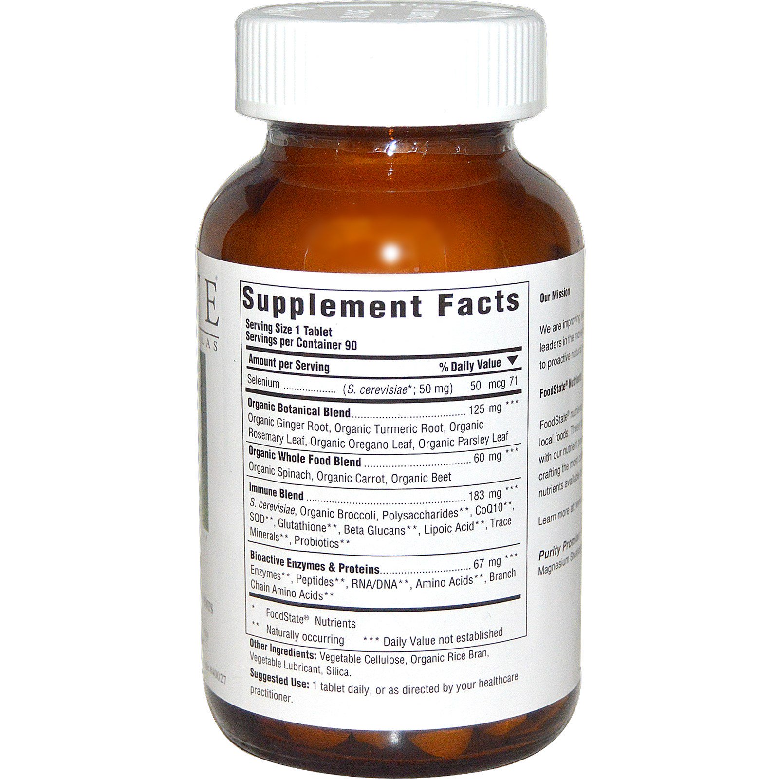 Innate Response Formulas, Selênio, Nutrientes Clínicos, Alimentos Integrais, 90 Pastilhas - Imagem 2