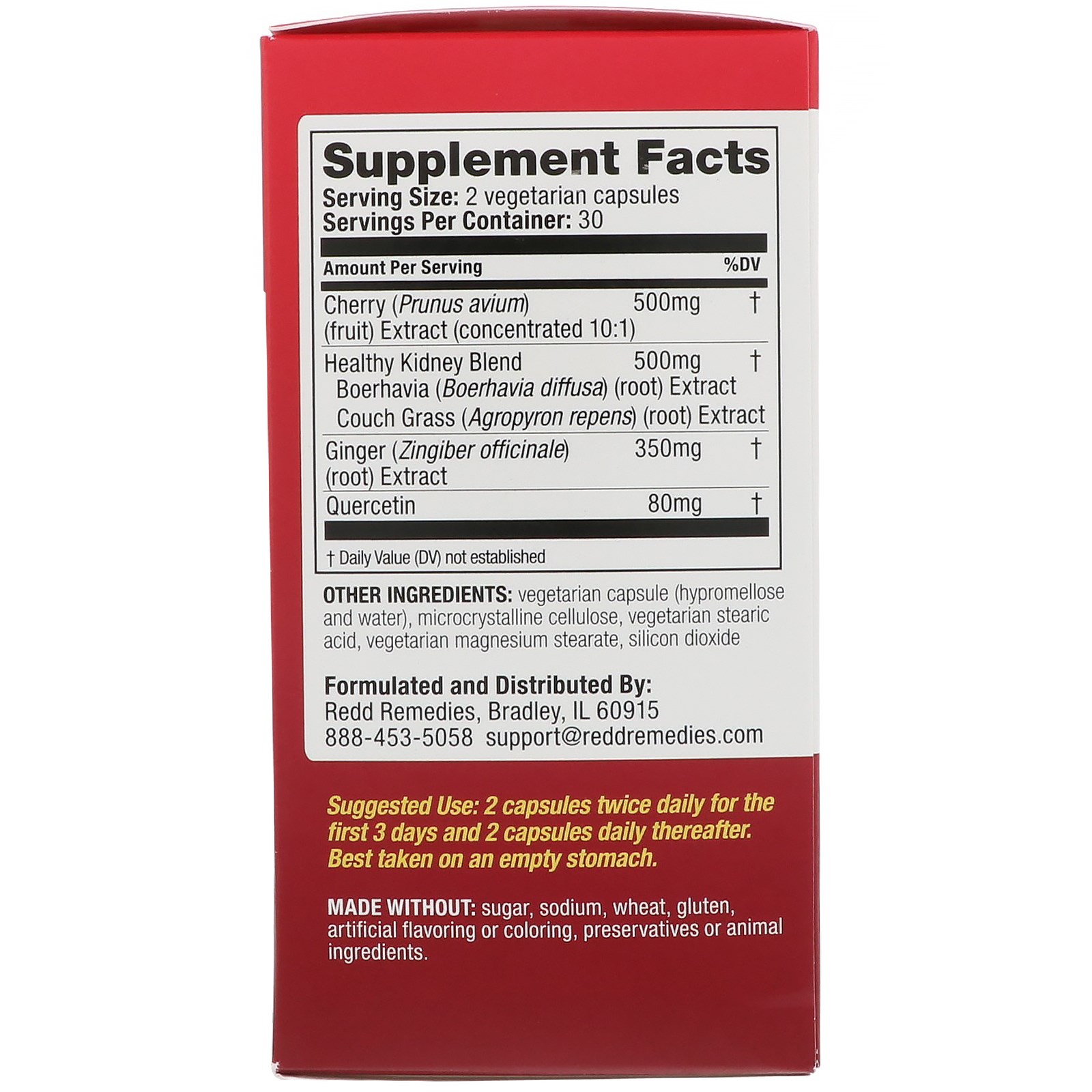 Redd Remedies, Gouch!, 60 Vegetarian Capsules - Imagem 2