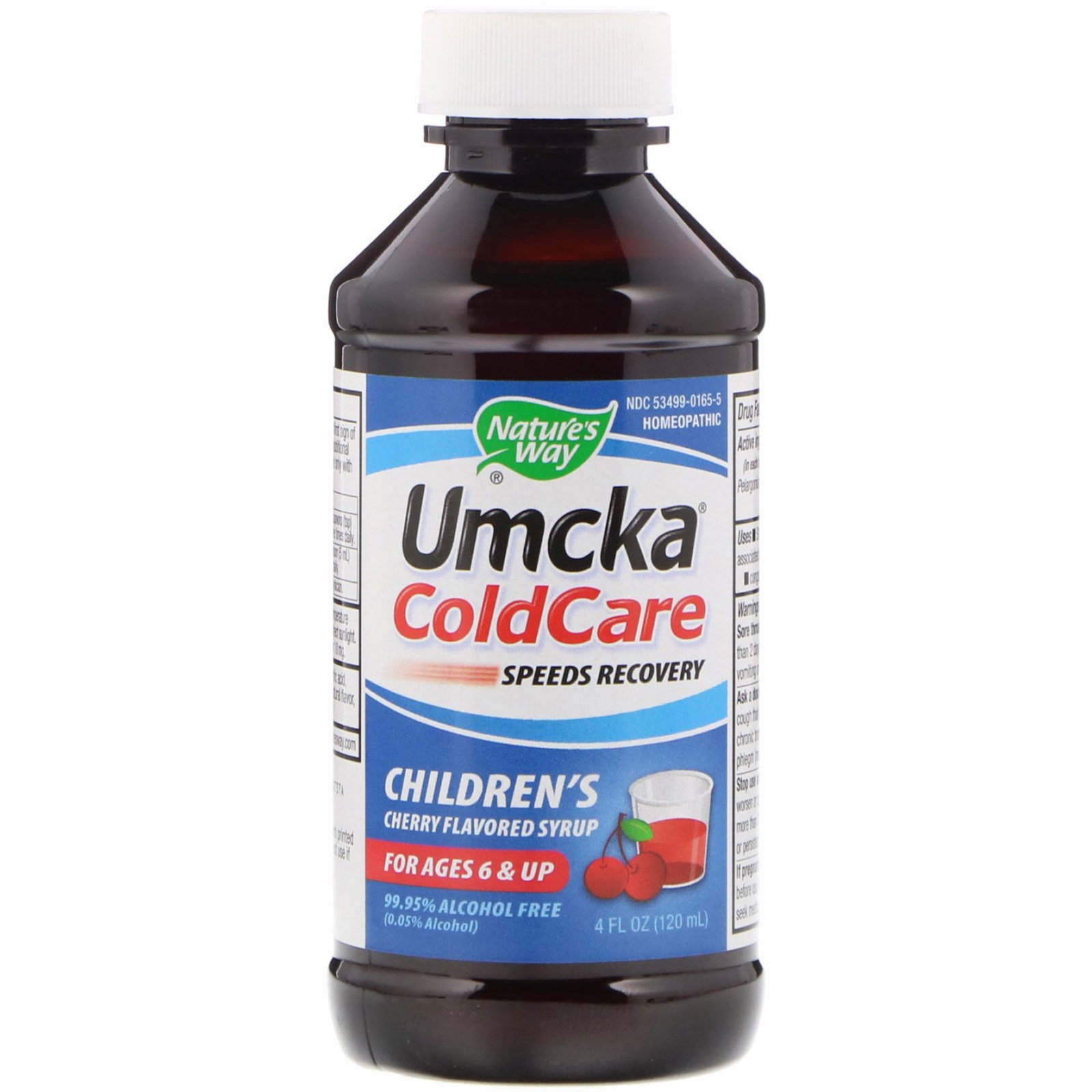 Nature's Way, Umcka, ColdCare, Syrup, For Ages 6 & Up, Cherry Flavored, 4 fl oz (120 ml) - Imagem 4
