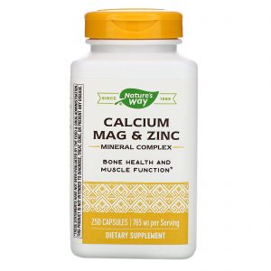 Comprar nature's way, calcium, mag & zinc, mineral complex, 765 mg, 250 capsules preço no brasil cálcio osso tópicos de saúde suplemento importado loja 279 online promoção -