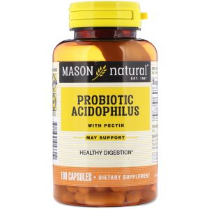 Comprar mason natural, acidophilus probiótico com pectina, 100 cápsulas preço no brasil probióticos suplementos nutricionais suplemento importado loja 247 online promoção -