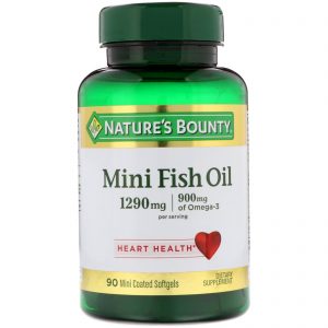 Comprar nature's bounty, mini fish oil, 1,290 mg, 90 mini coated softgels preço no brasil ômega 3 óleo de peixe suplementos nutricionais suplemento importado loja 25 online promoção -