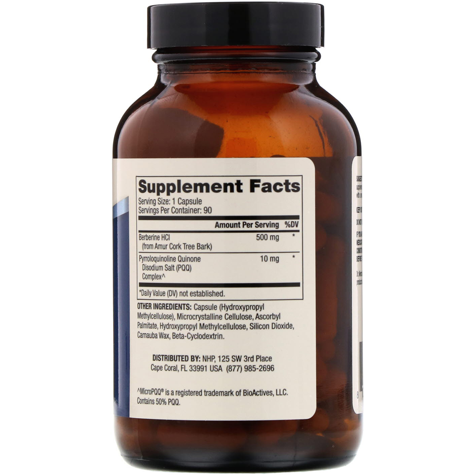 Dr. Mercola, Berberina com MicroPPQ Avançado, 90 Cápsulas - Imagem 2