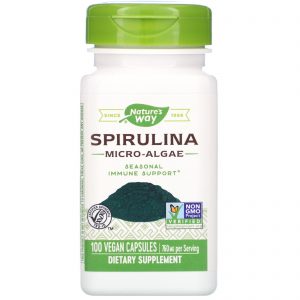 Comprar nature's way, spirulina micro-algae, 760 mg, 100 vegan capsules preço no brasil algae spirulina suplementos em oferta vitamins & supplements suplemento importado loja 301 online promoção -