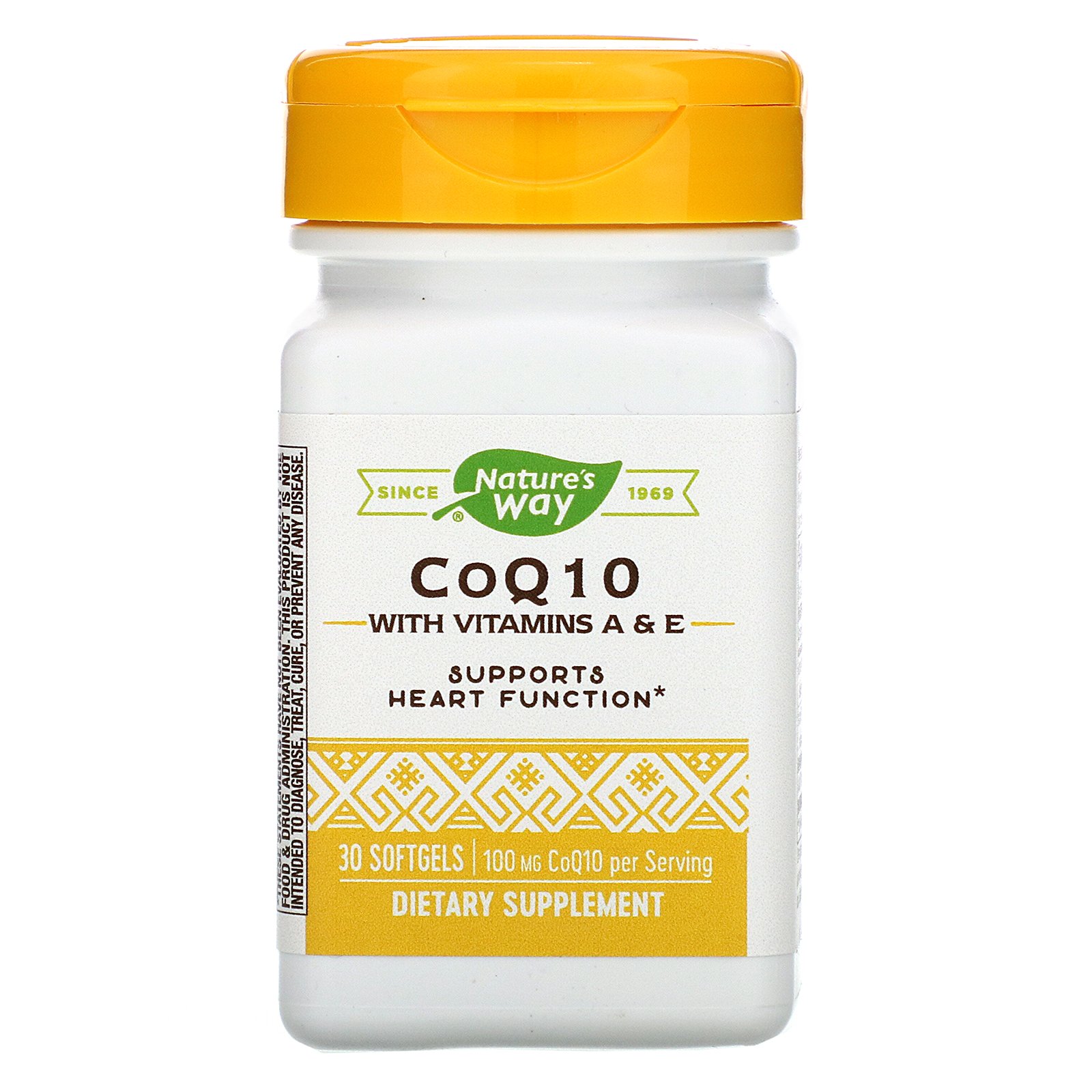 Nature's Way, CoQ10, 100 mg, 30 cápsulas softgel