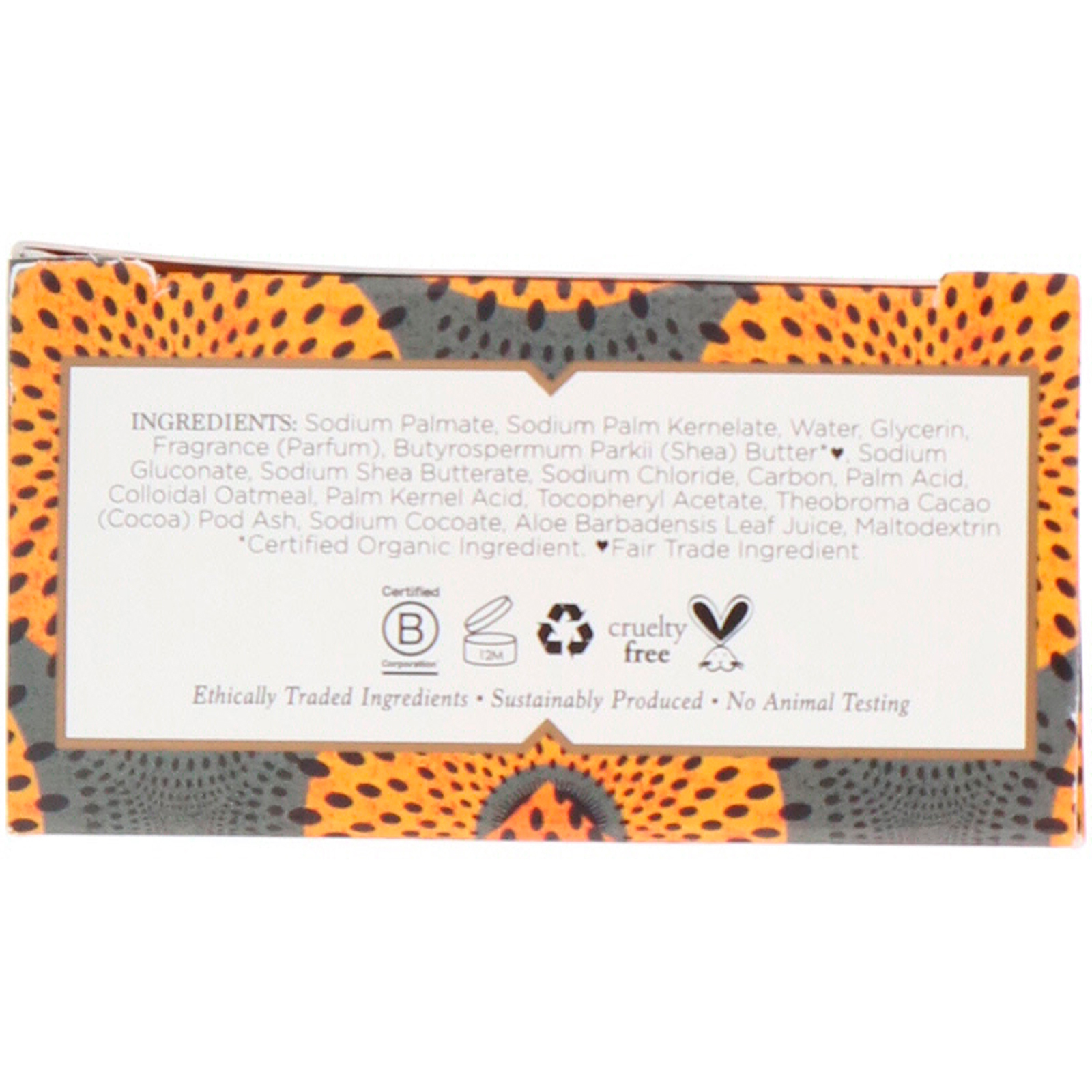 Nubian Heritage, Sabonete em barra preto africano, 142 g (5 oz) - Imagem 2