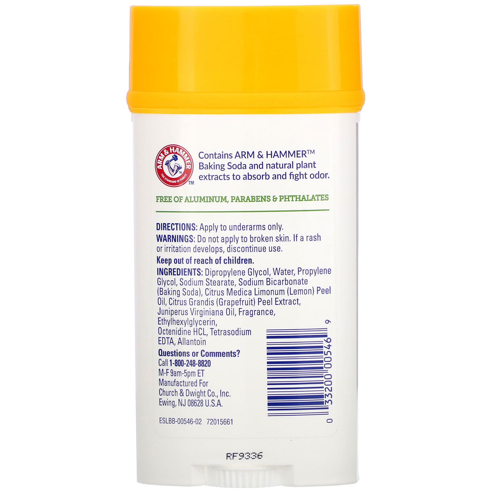 Arm & Hammer, Essentials com Desodorizantes Naturais, Desodorante, Clean Juniper Berry, 2,5 oz (71 g) - Imagem 2
