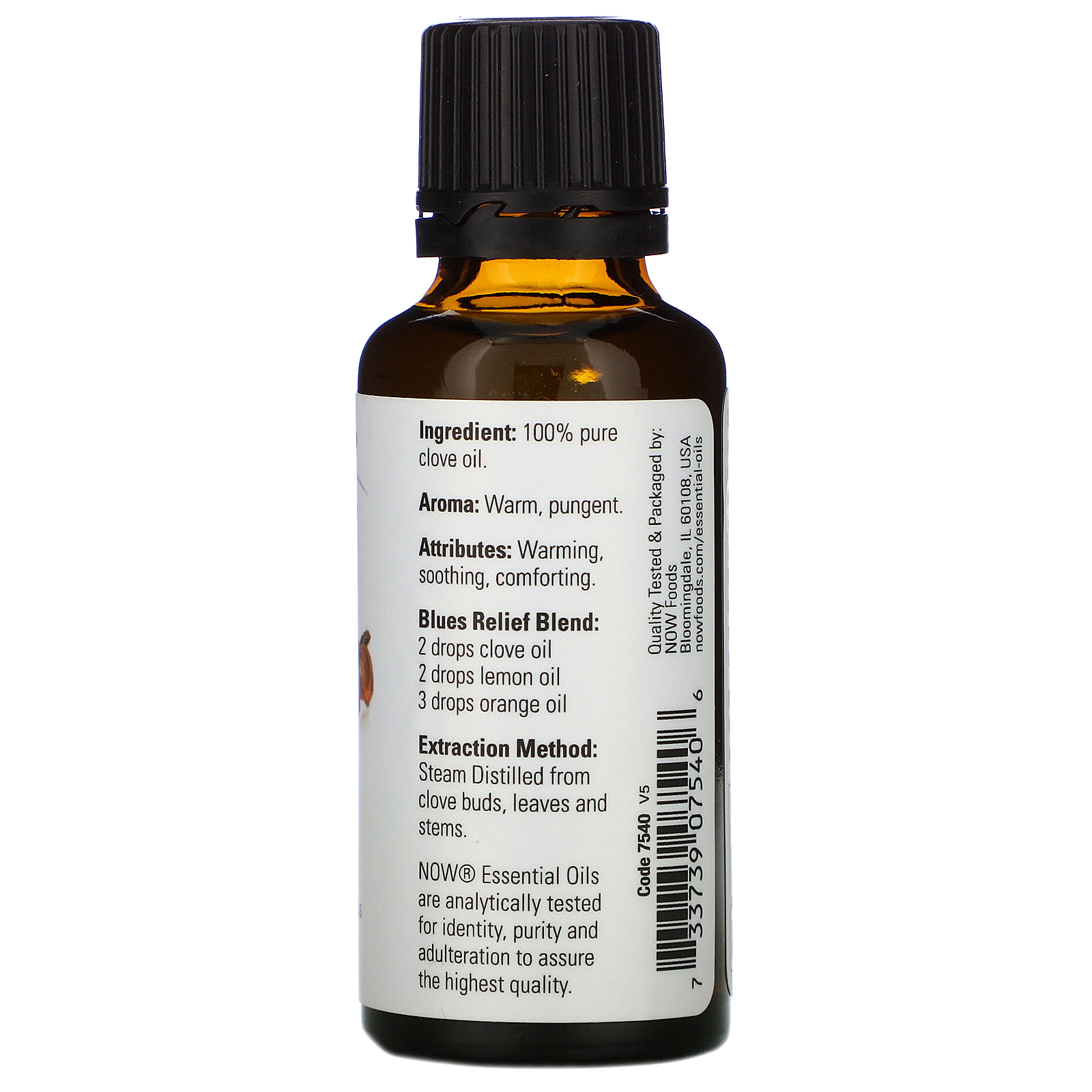Now Foods, Óleos Essenciais, Cravo, 30 ml (1 fl oz) - Imagem 2