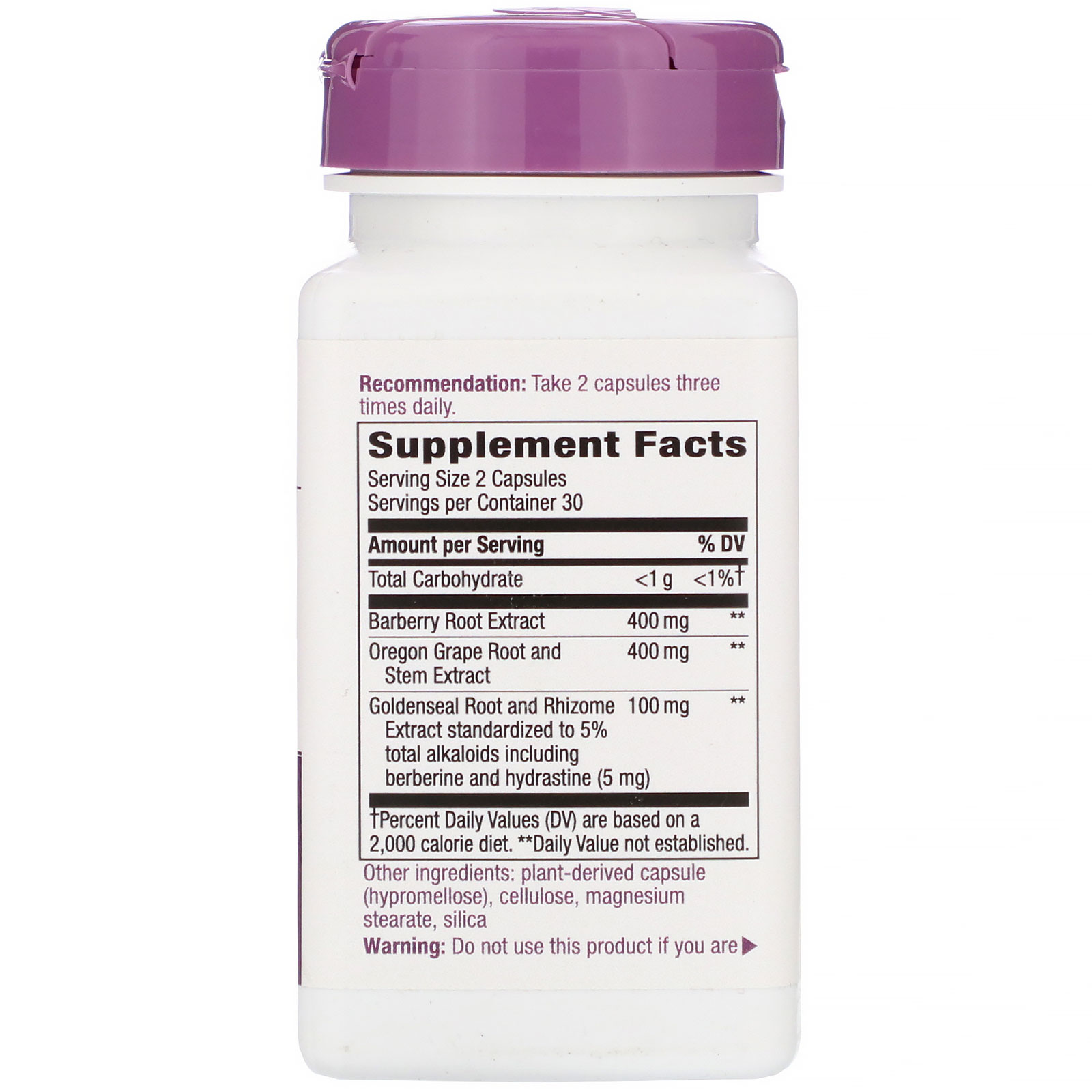 Nature's Way, Phyto-Biotic, Digestive & Immune Health, 3 Part Blend, 60 Vegan Capsules - Imagem 2