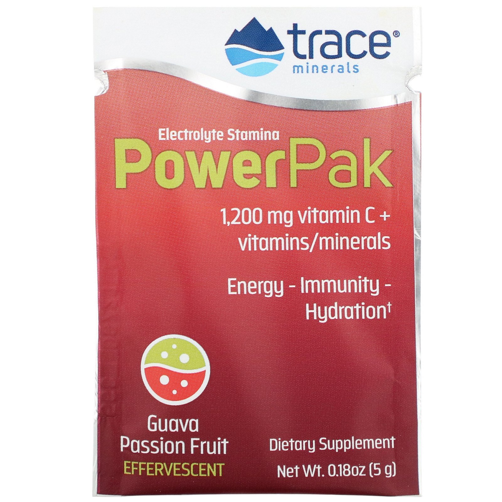 Trace Minerals Research, Electrolyte Stamina Power Pak, Guava Passion Fruit, 30 Packets, 0.18 oz (5 g) Each - Imagem 3