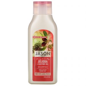 Comprar jason natural, long & strong jojoba shampoo, 16 fl oz (473 ml) preço no brasil banho & beleza cuidados com os cabelos shampoo da árvore do chá xampu suplemento importado loja 207 online promoção -