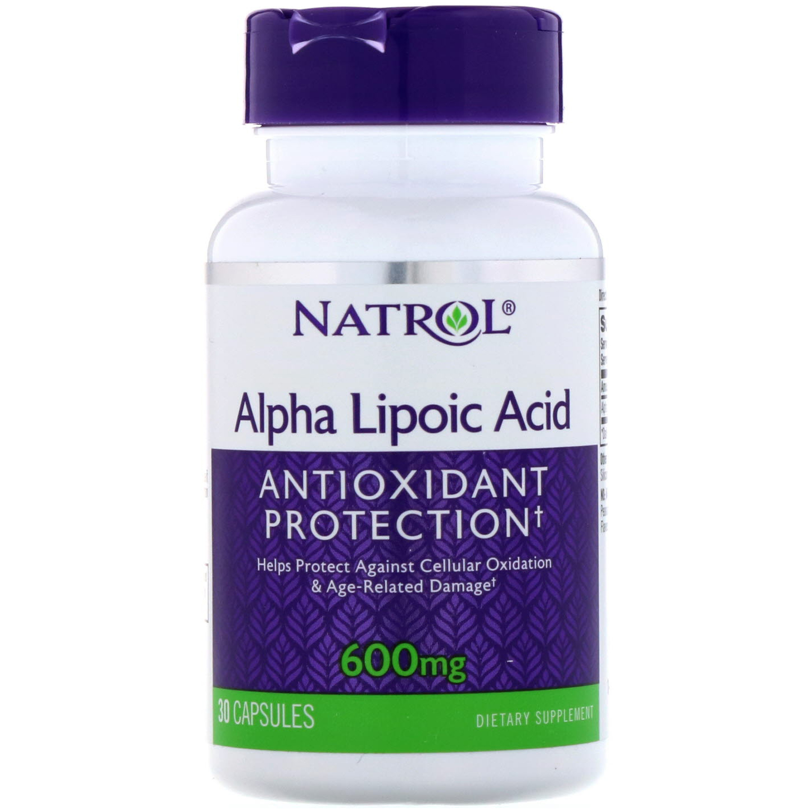 Natrol, Ácido Alfalipoico, 600 mg, 30 Cápsulas