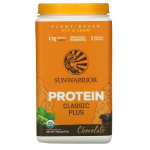 Comprar sunwarrior, protein classic plus , plant based, chocolate, 1. 65 lb (750 g) preço no brasil mix de whey protein nutrição esportiva suplemento importado loja 151 online promoção -