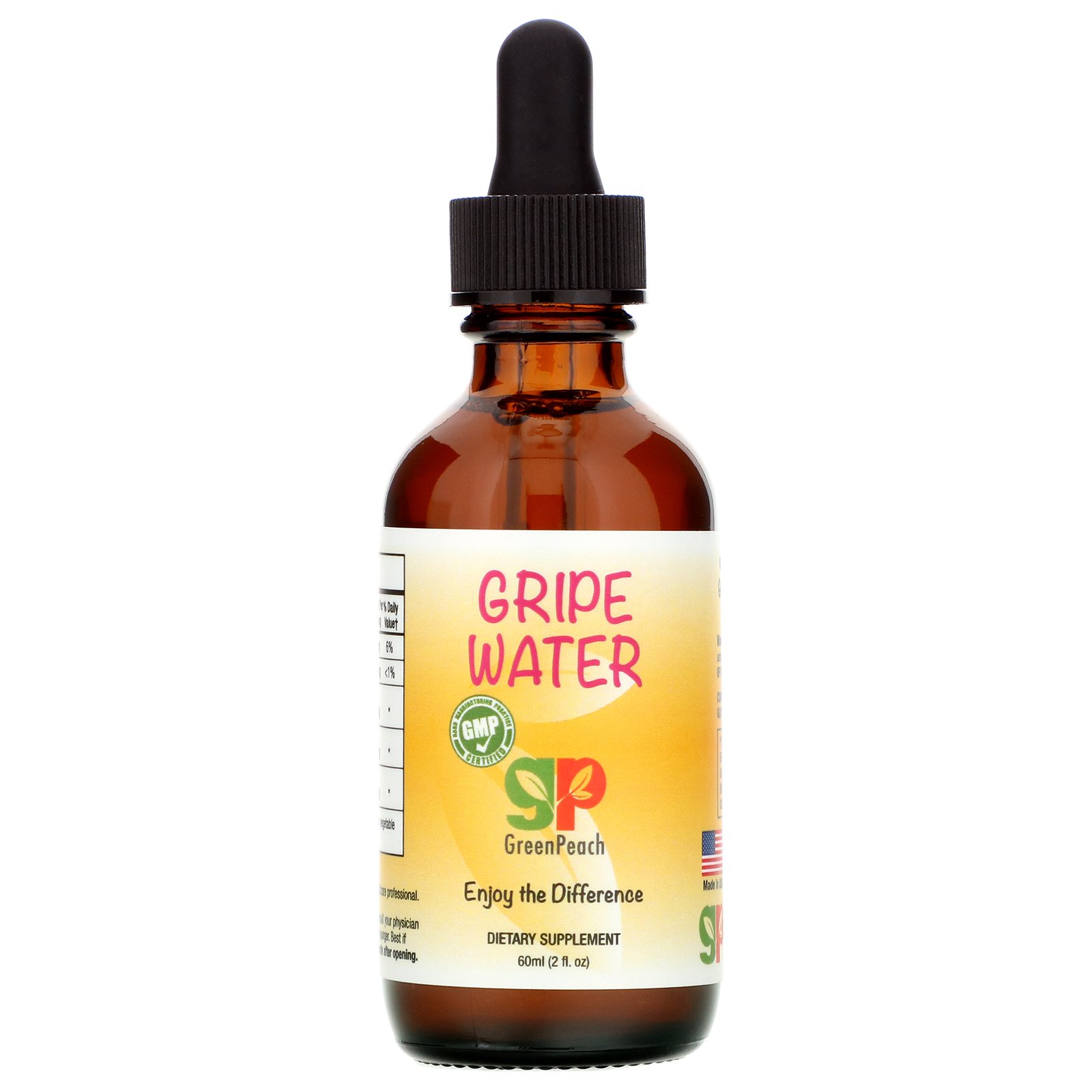 GreenPeach, Organic Gripe Water, 2 fl oz (60 ml) - Imagem 3