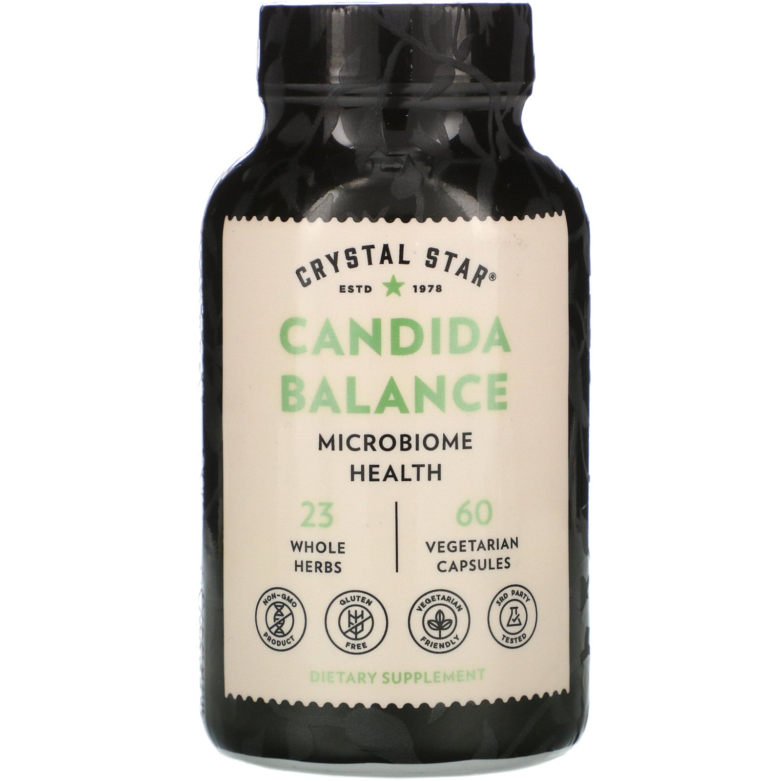 Crystal Star, Candida Balance, 60 Cápsulas Vegetais