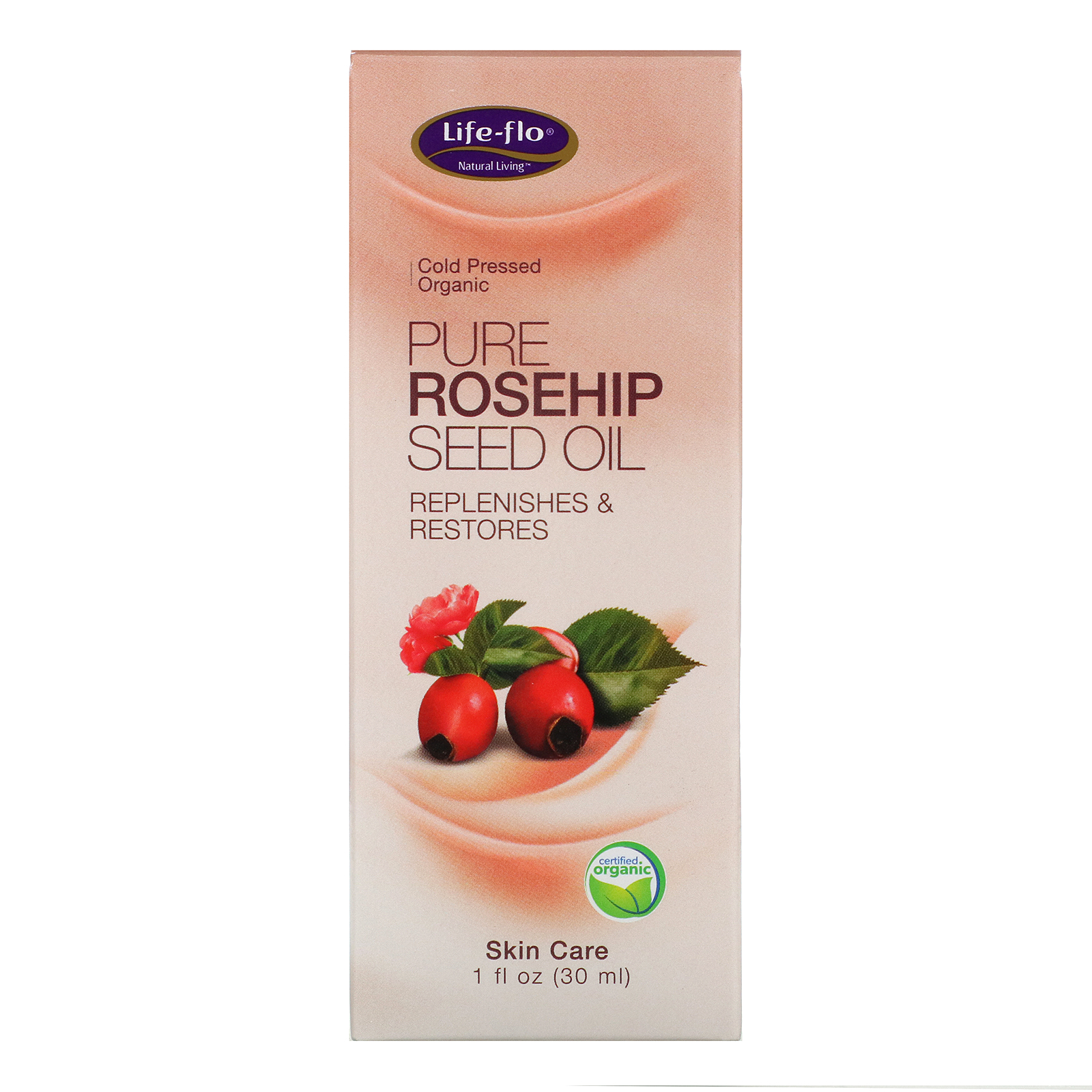 Life-flo, Óleo da Semente de Rosa Mosqueta Puro, Cuidados com a Pele, 30 ml (1 oz)