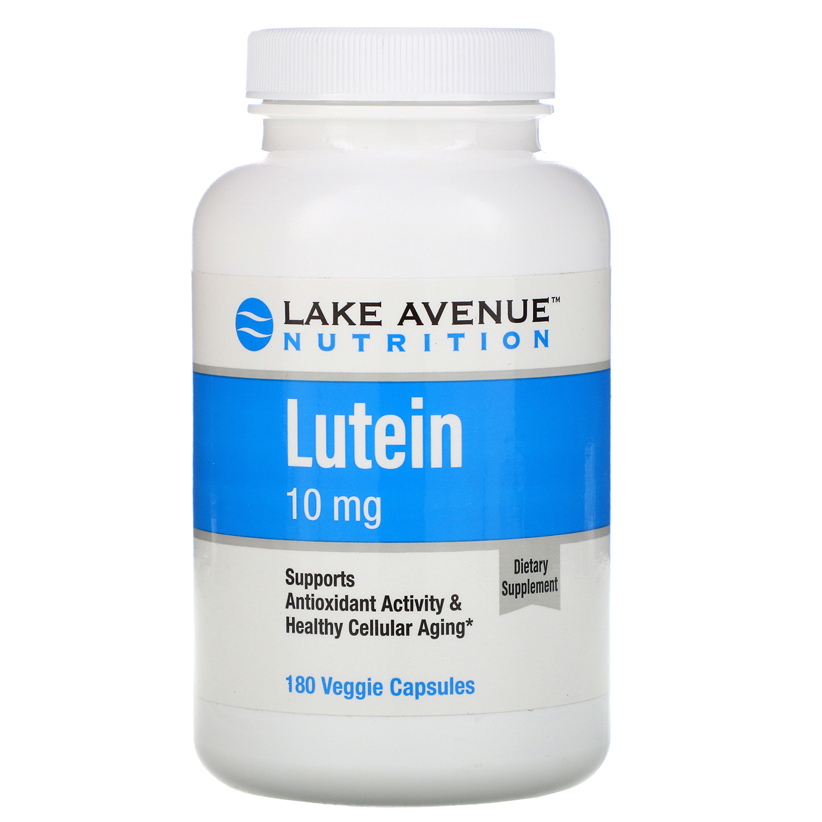 Lake Avenue Nutrition, Lutein, 10 mg, 180 Veggie Capsules