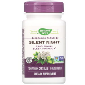 Comprar nature's way, silent night, 100 vegan capsules preço no brasil fórmulas para dormir gaia herbs marcas a-z sono suplementos suplemento importado loja 31 online promoção -