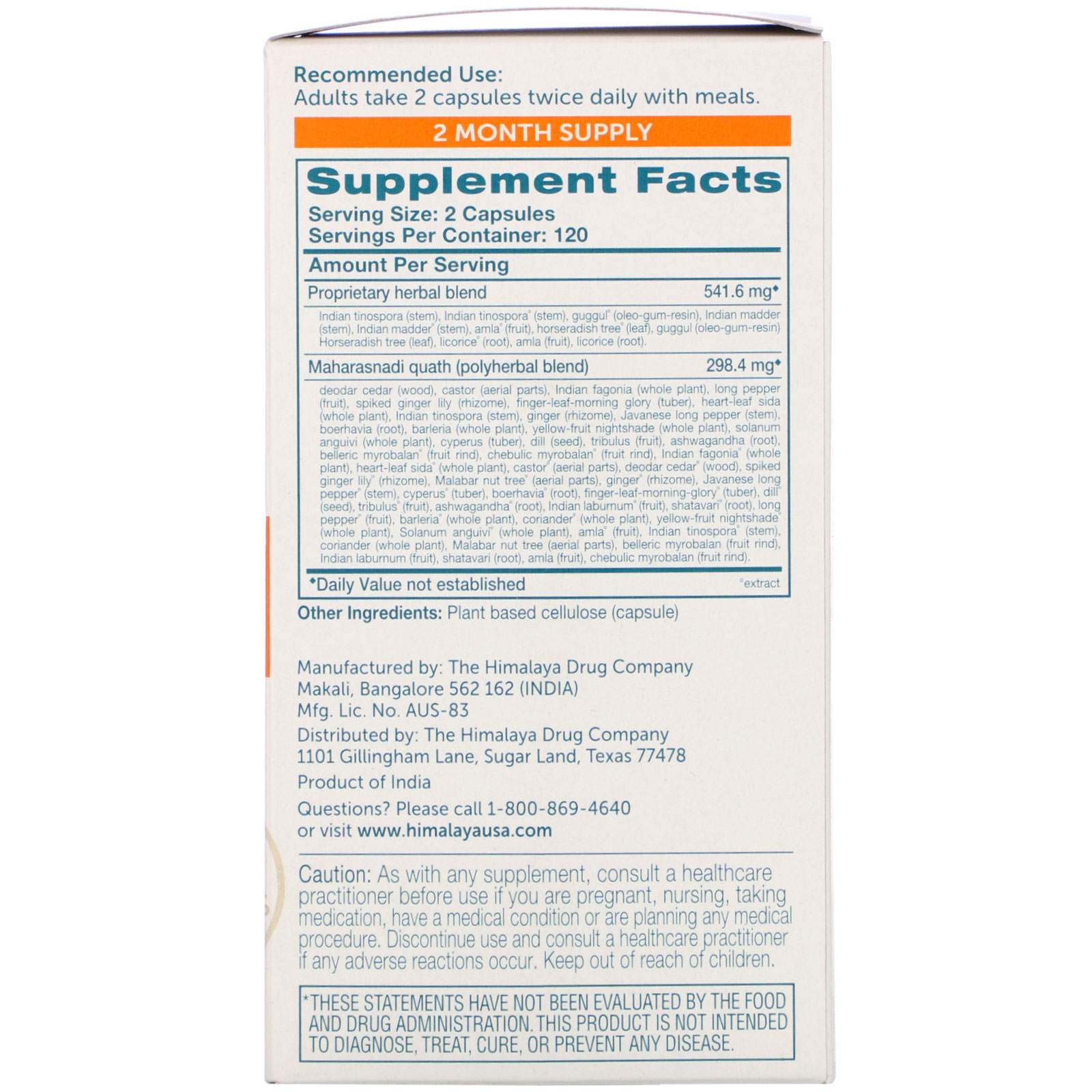 Himalaya, ImmunoCare, 240 Cápsulas Vegetarianas - Imagem 2