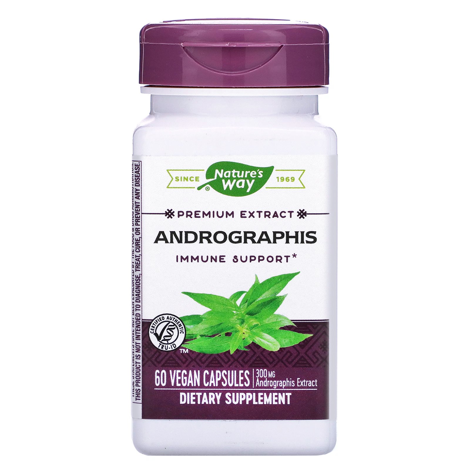 Nature's Way, Andrographis, 300 mg, 60 Vegan Capsules