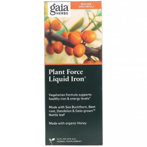Comprar gaia herbs, plant force liquid iron, 473 ml (16 fl oz) preço no brasil ferro vitaminas e minerais suplemento importado loja 99 online promoção -